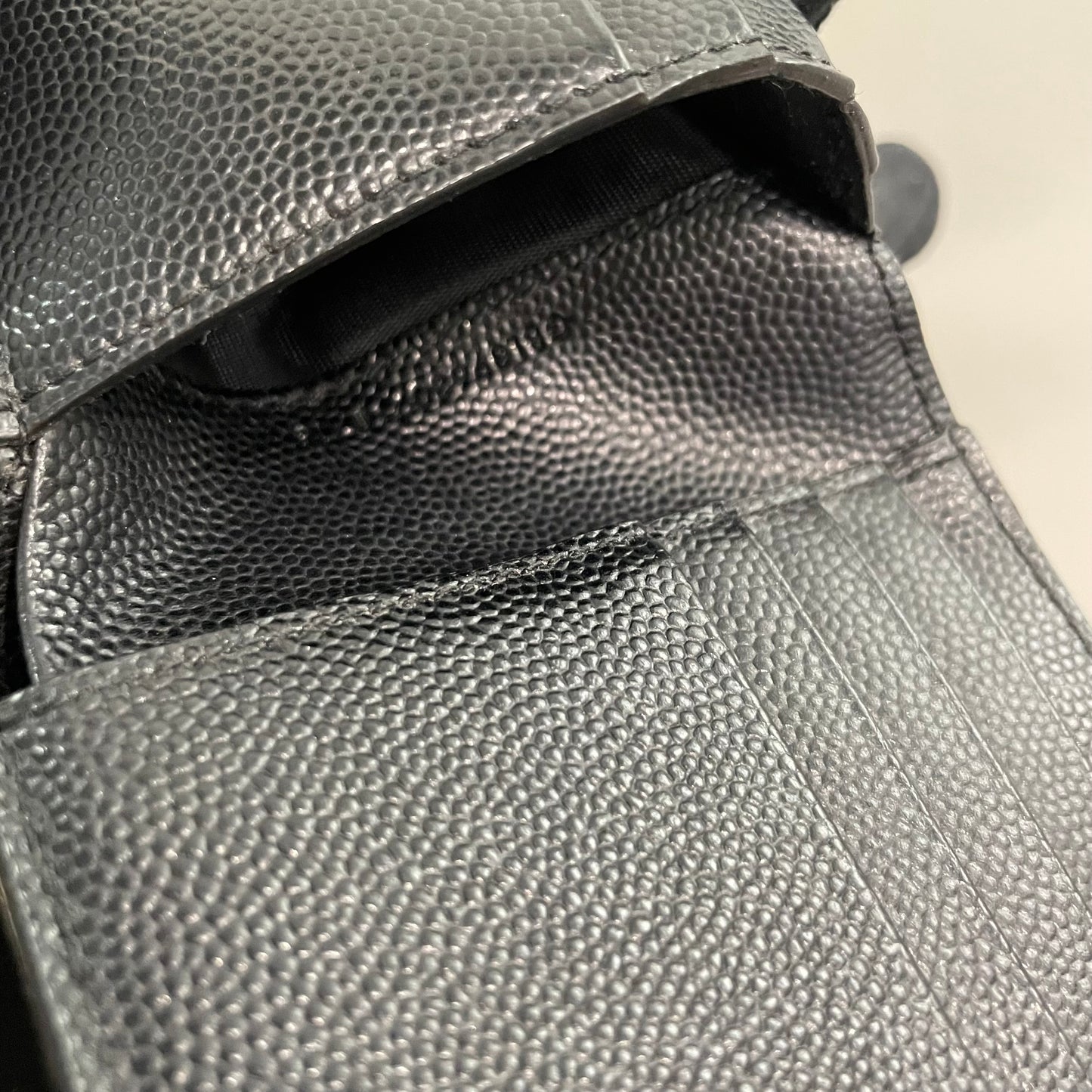 SAINT LAURENT Camouflage Leather Men's Wallet