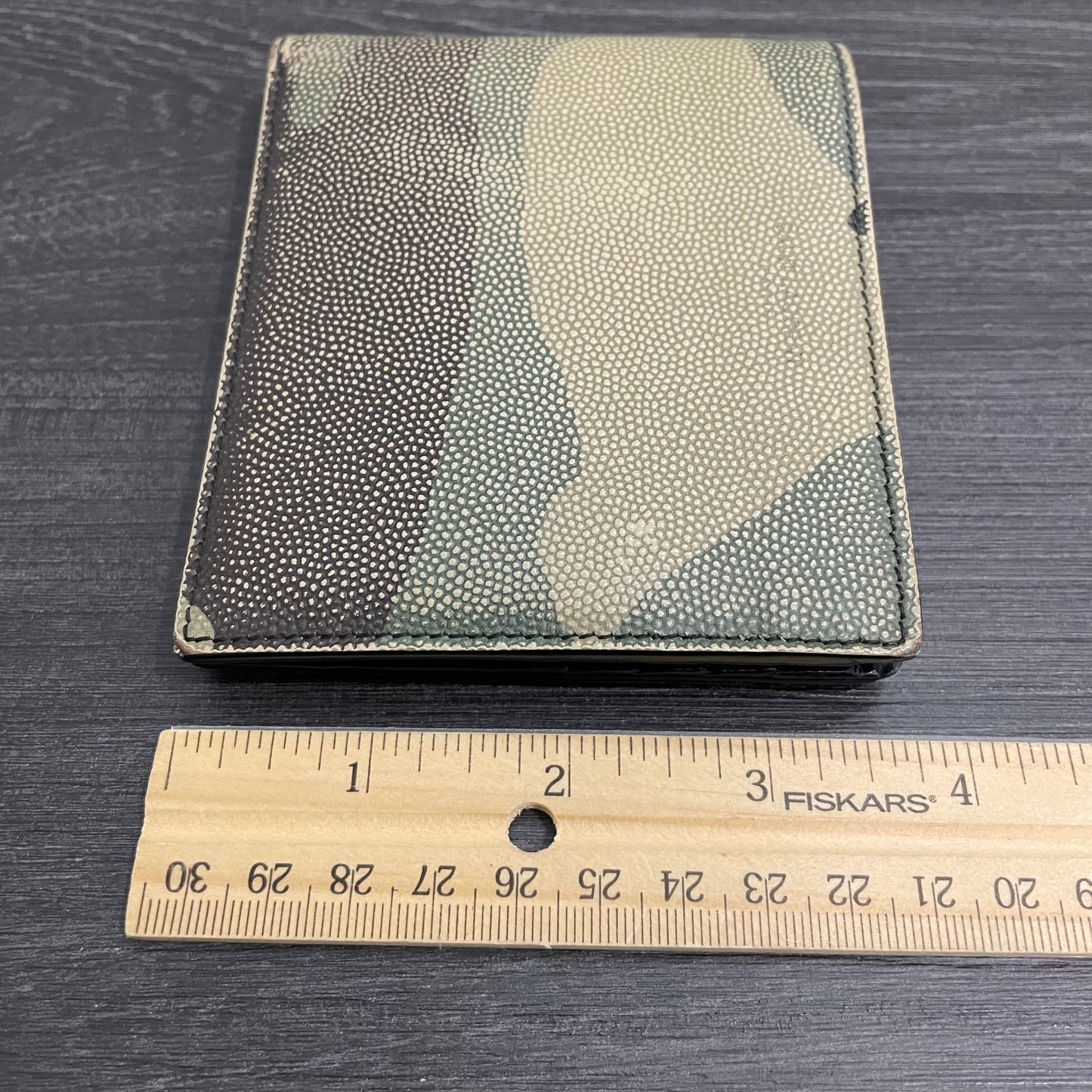 SAINT LAURENT Camouflage Leather Men's Wallet