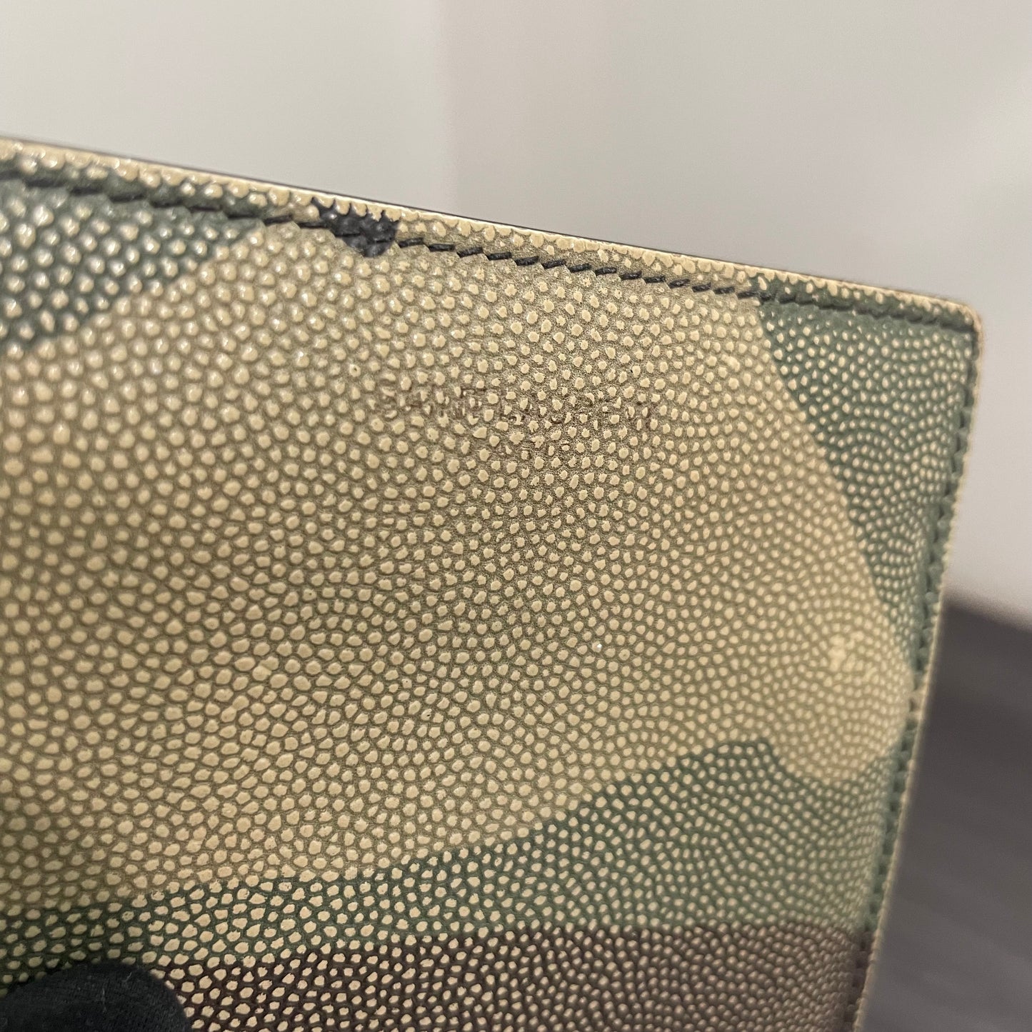 SAINT LAURENT Camouflage Leather Men's Wallet