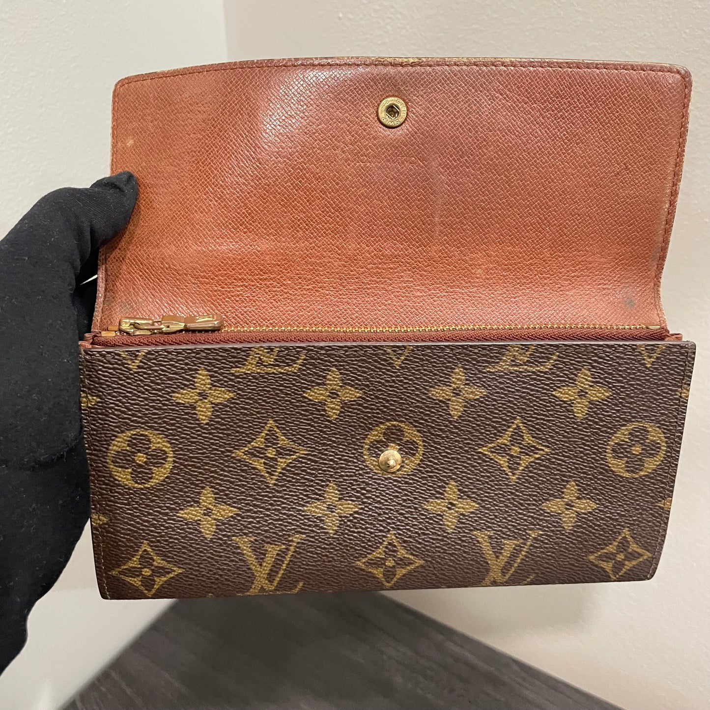 LOUIS VUITTON Monogram Long Wallet