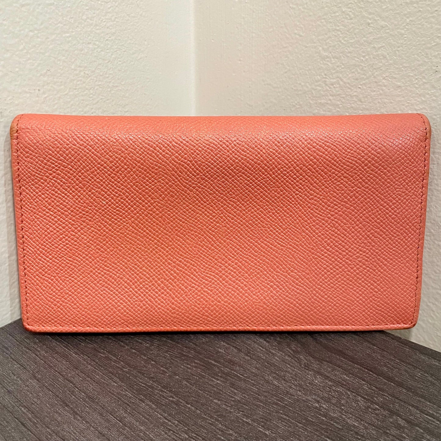 BVLGARI Coral Leather Wallet