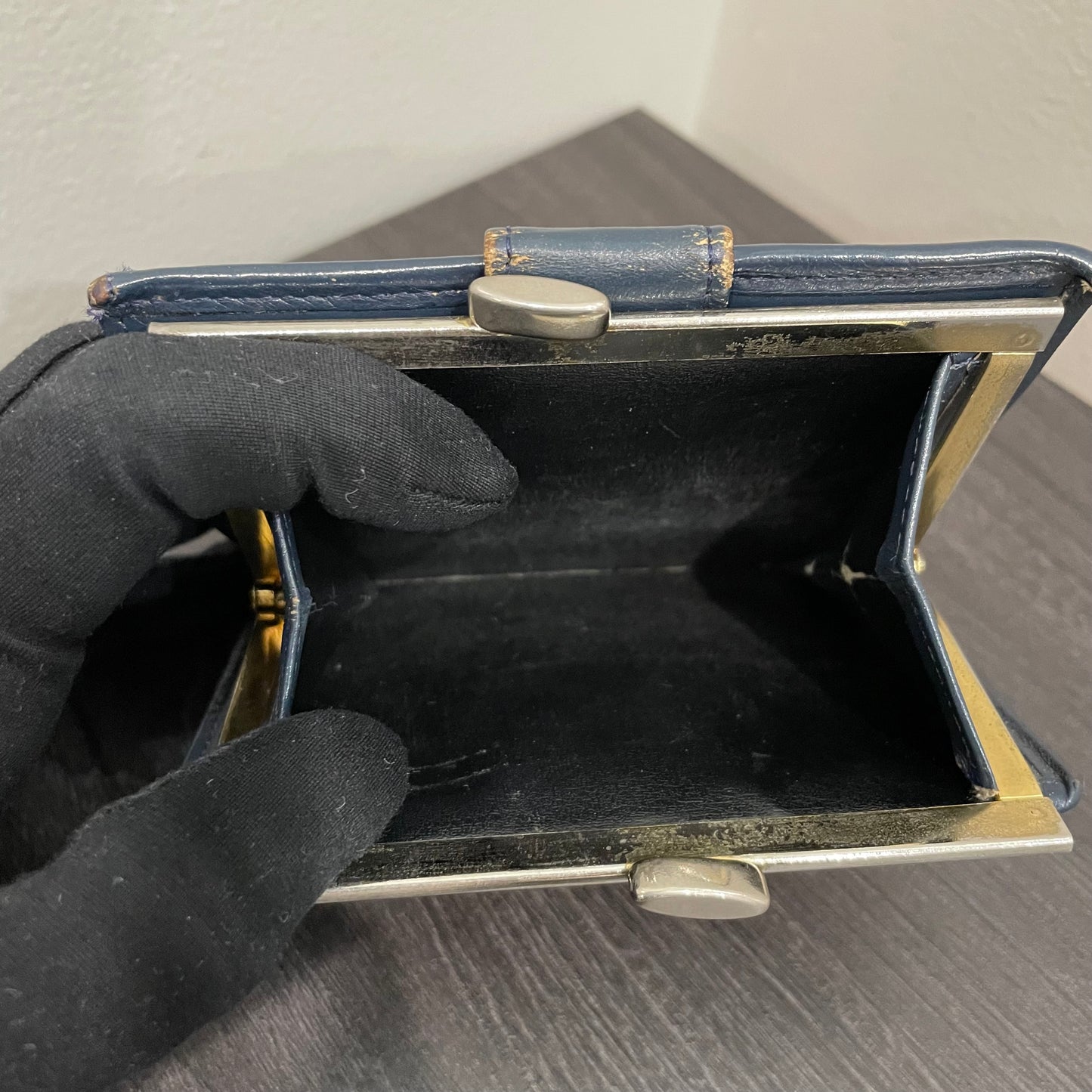 CHRISTIAN DIOR Canvas Compact Wallet