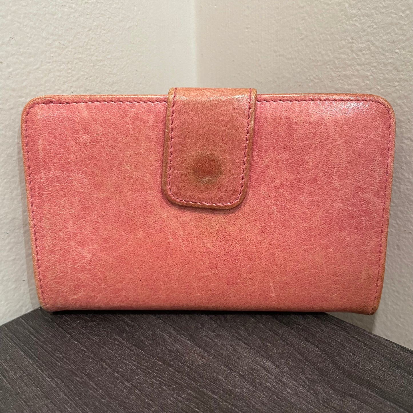 BALENCIAGA Coral Leather Wallet
