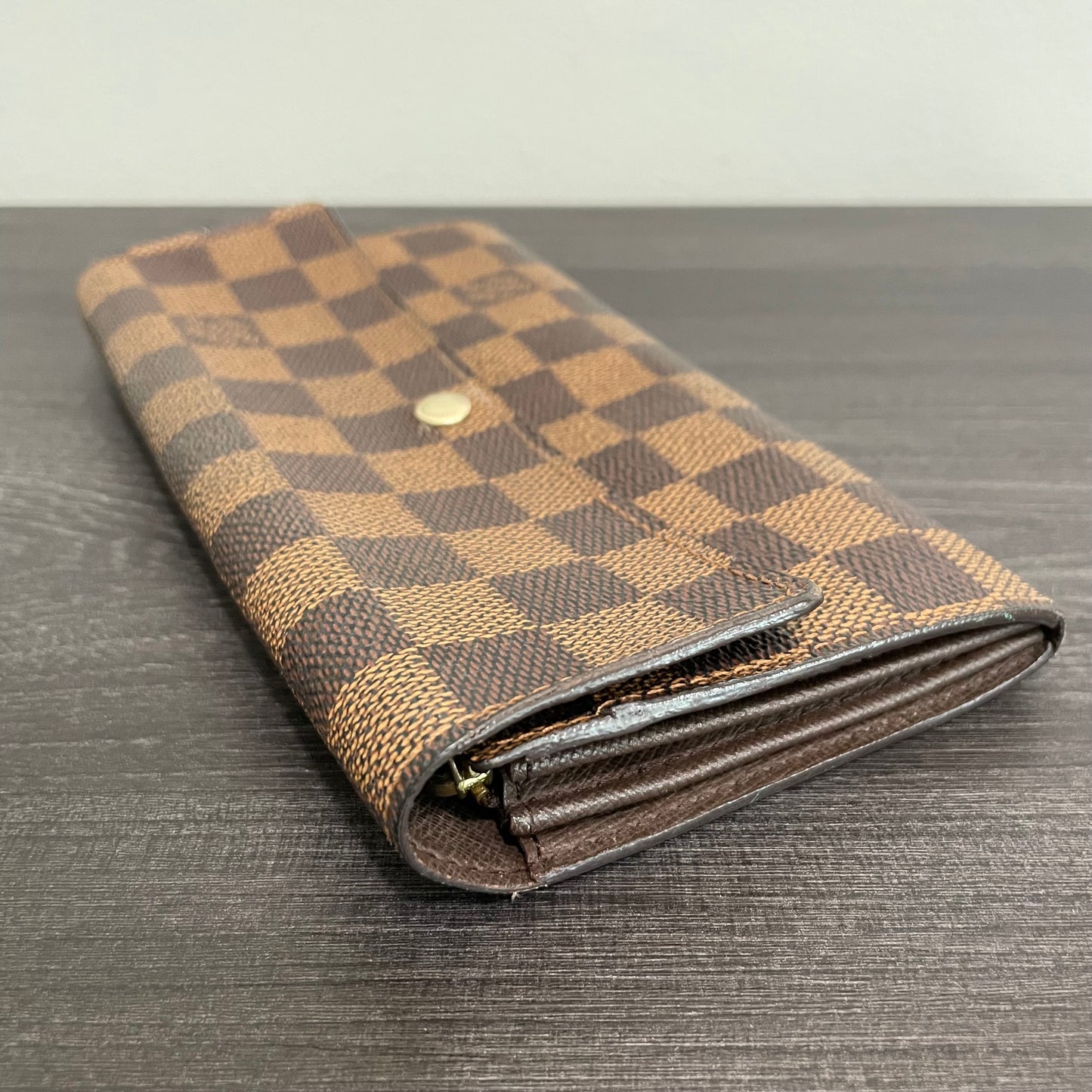 SOLD! Louis Vuitton Damier Ebene Wallet