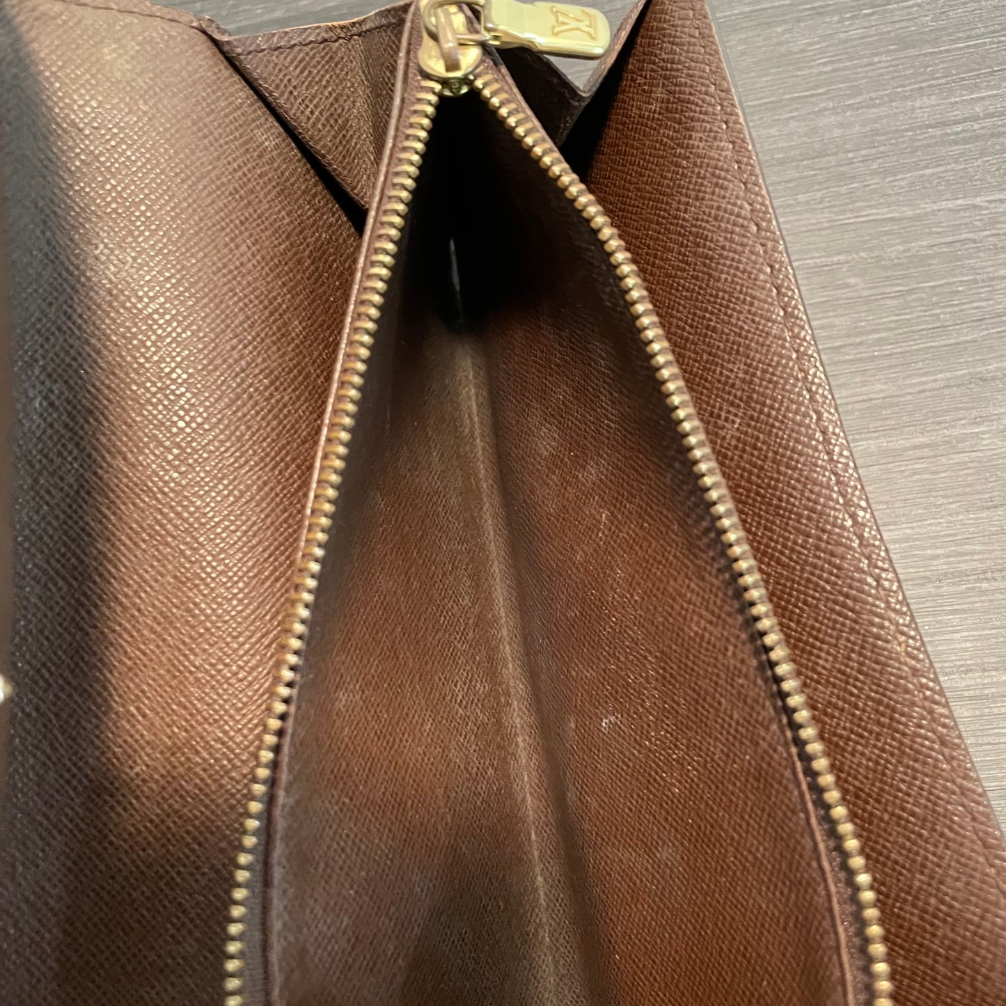 SOLD! Louis Vuitton Damier Ebene Wallet