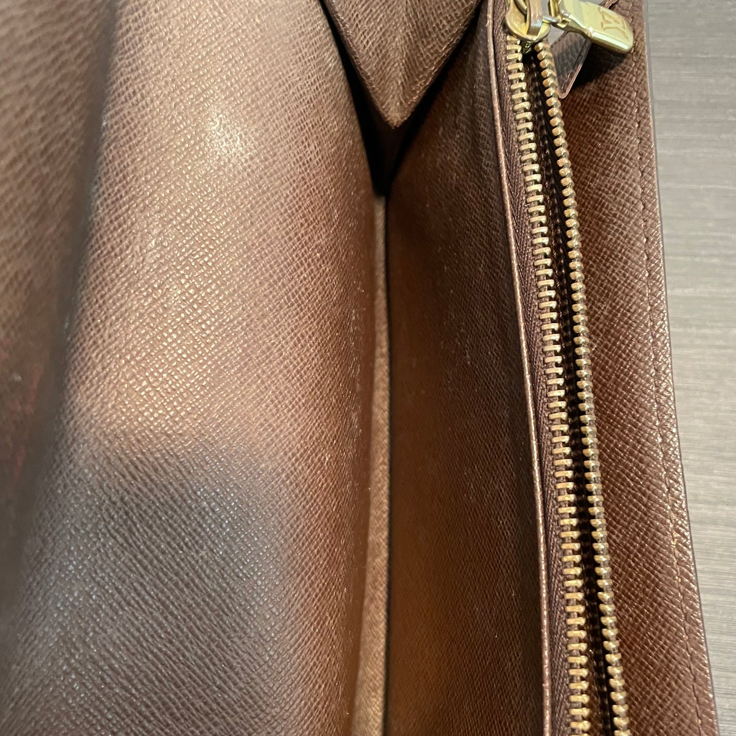 SOLD! Louis Vuitton Damier Ebene Wallet