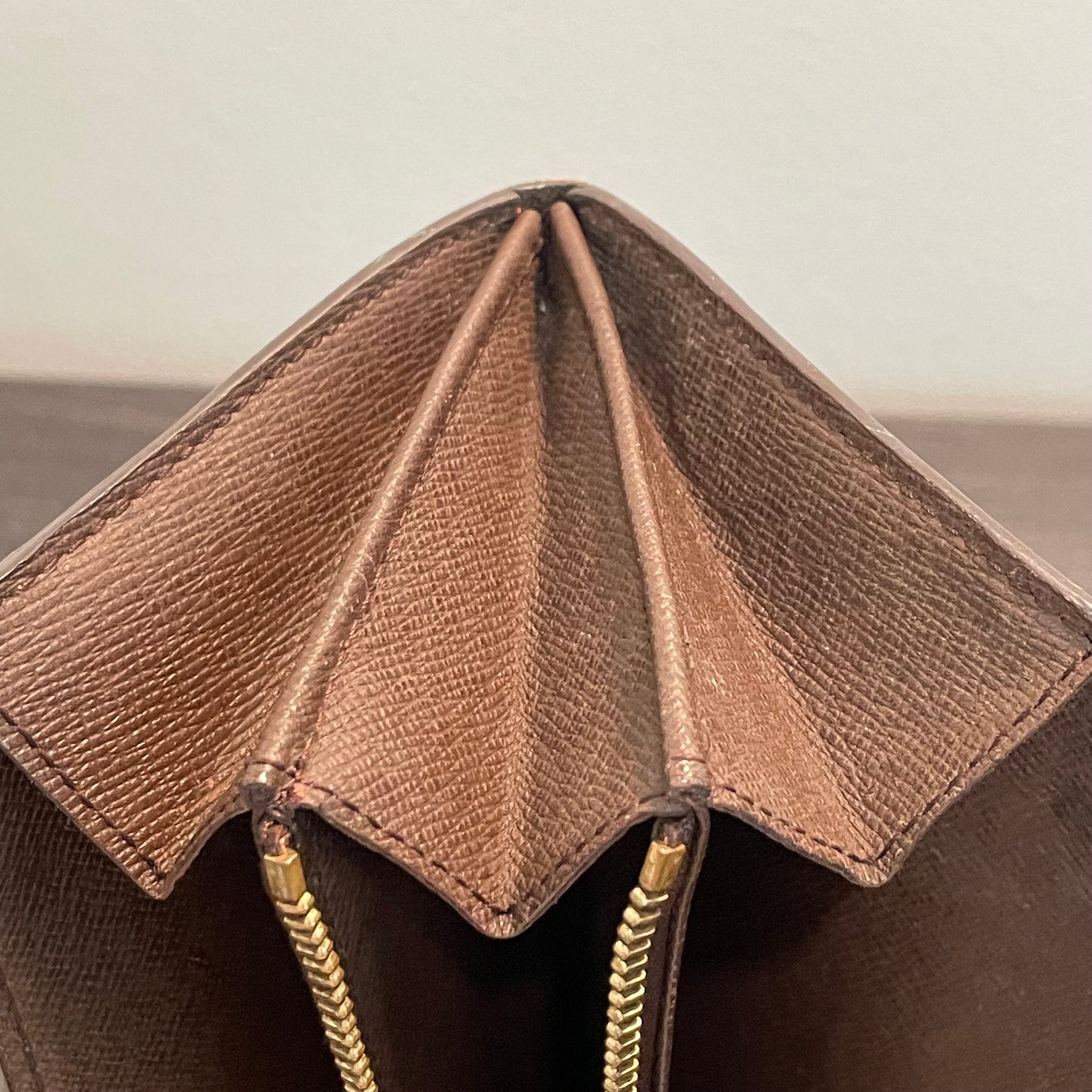 SOLD! Louis Vuitton Damier Ebene Wallet