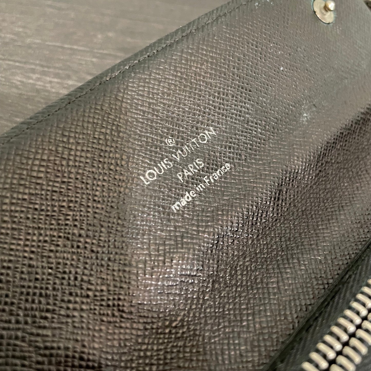 SOLD! Louis Vuitton Damier Graphite Wallet & Gucci Leather Wallet