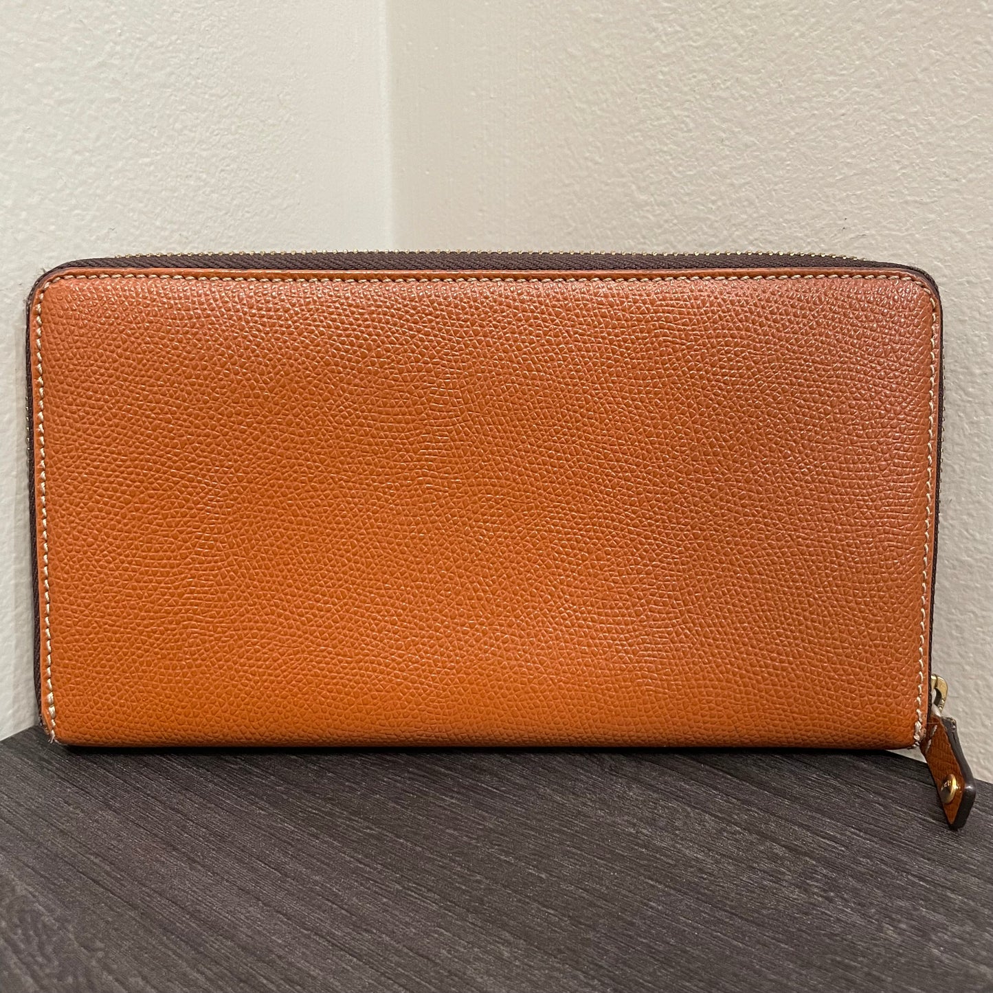 LOEWE Brown Leather Large Zippy Wallet