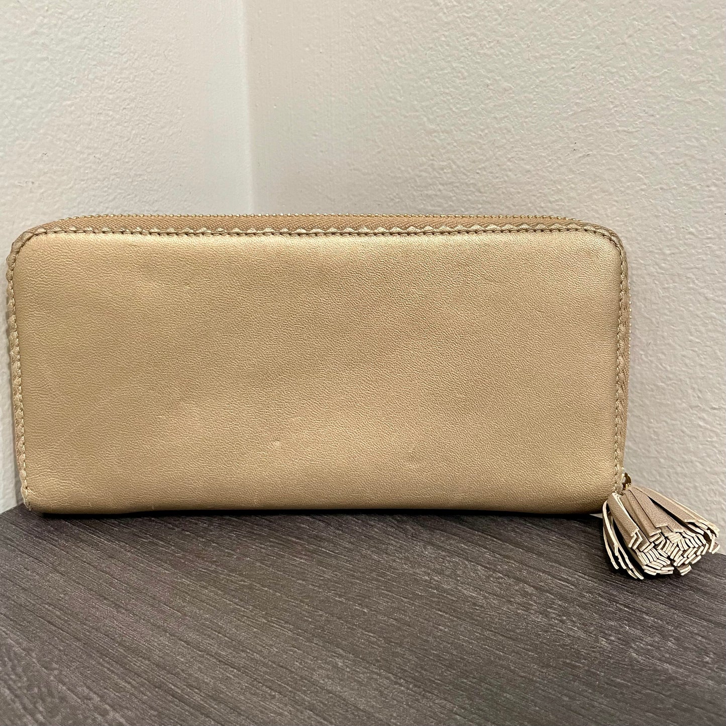 LOEWE Metallic Leather Long Zippy Wallet