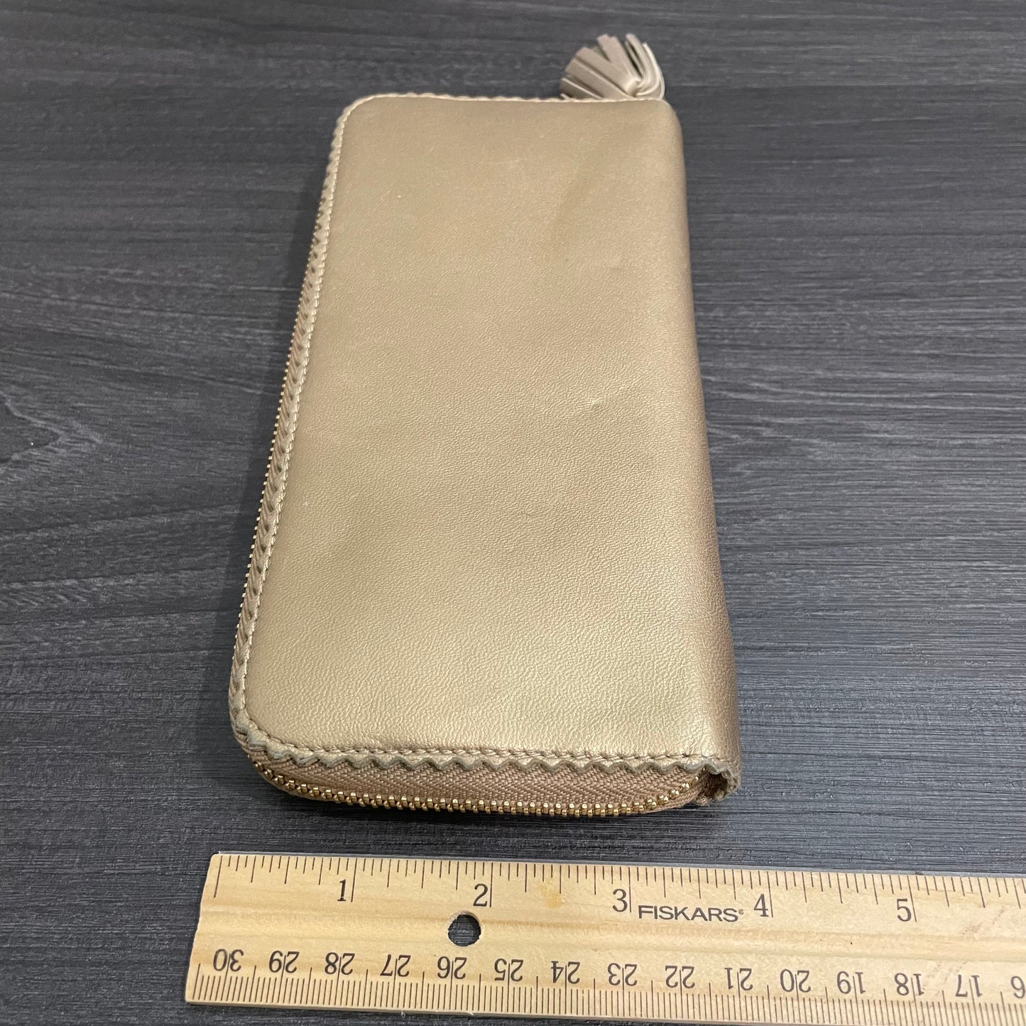 LOEWE Metallic Leather Long Zippy Wallet