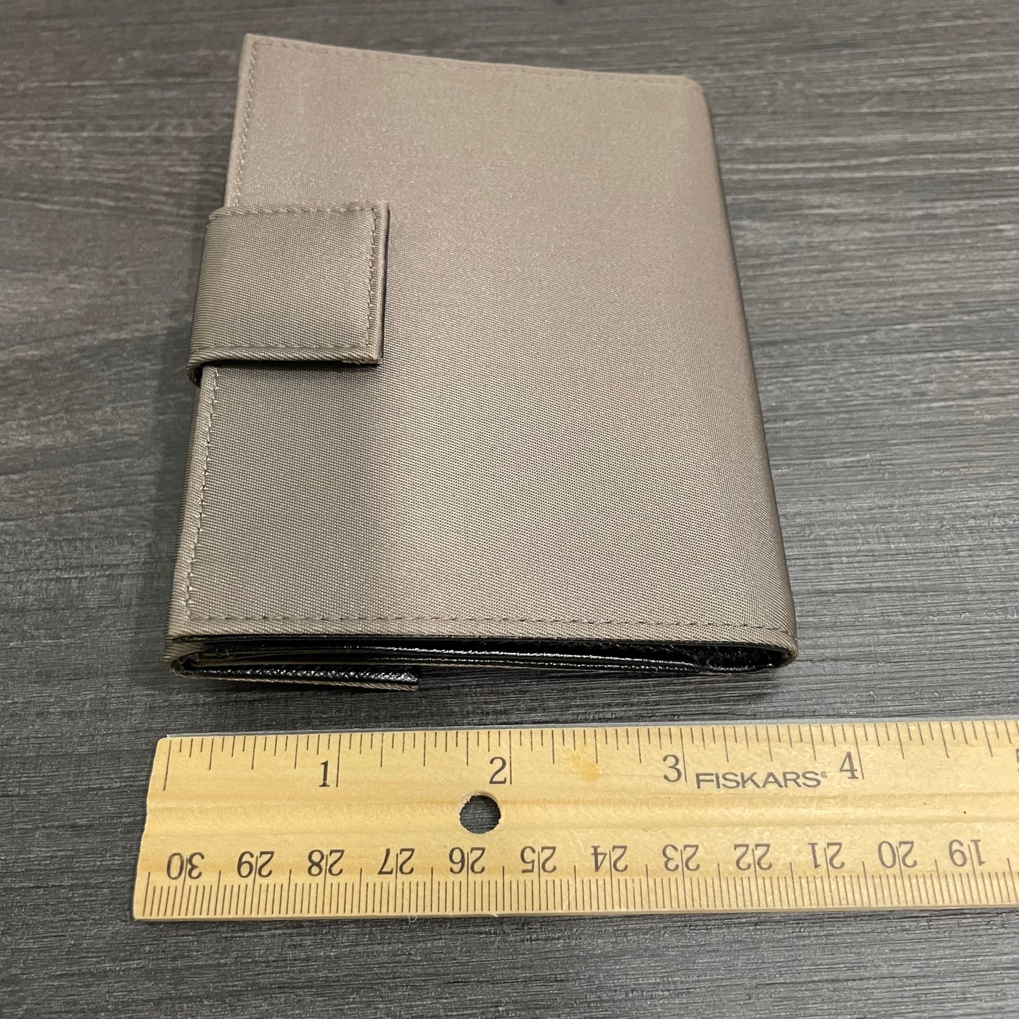 PRADA Gray Compact Wallet