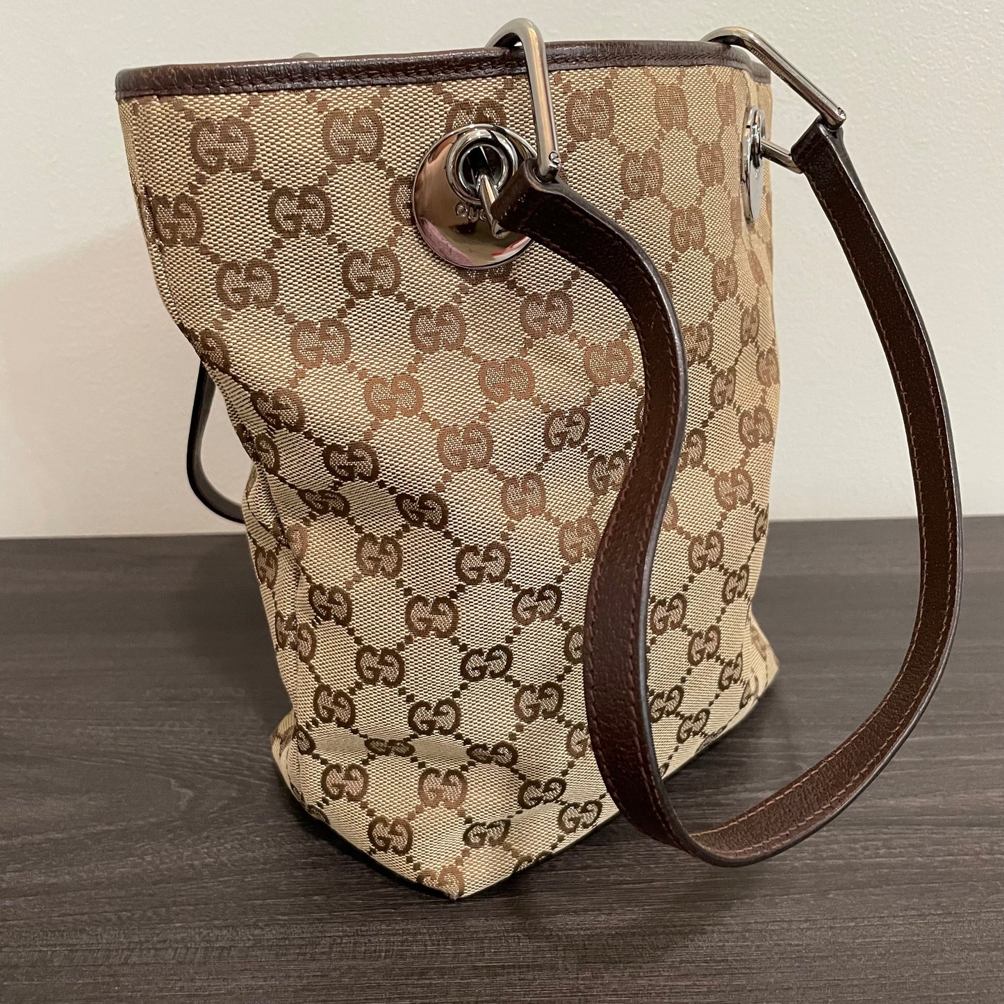 SOLD! Gucci GG Canvas Tote