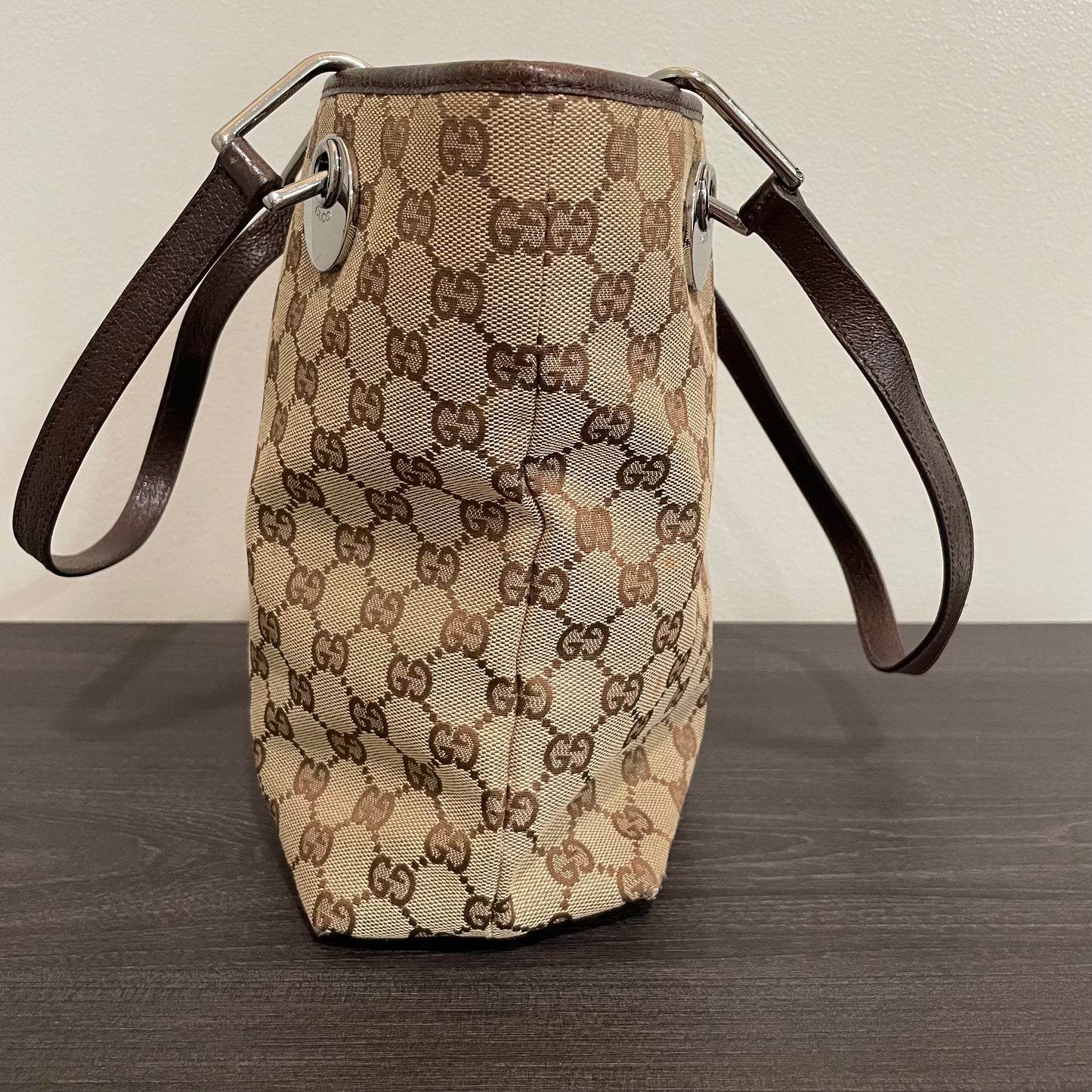SOLD! Gucci GG Canvas Tote