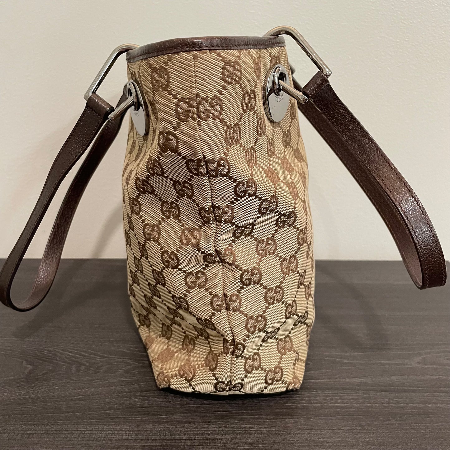SOLD! Gucci GG Canvas Tote