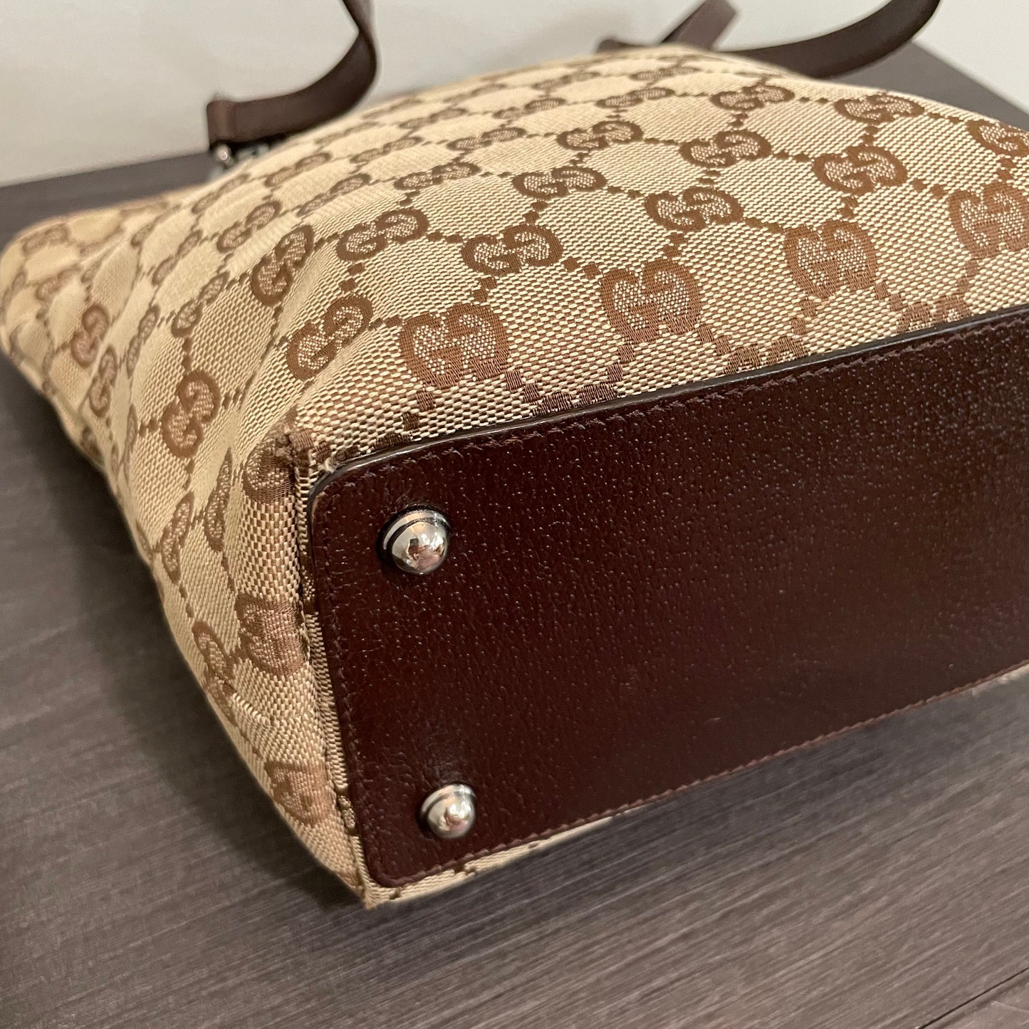 SOLD! Gucci GG Canvas Tote