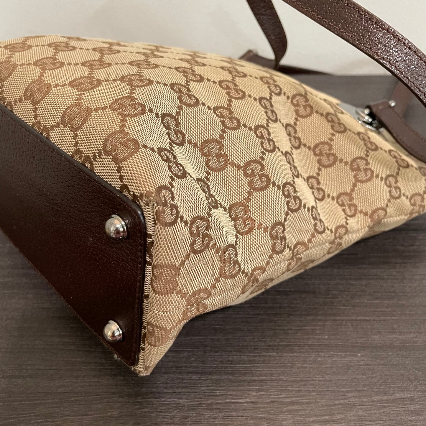 SOLD! Gucci GG Canvas Tote