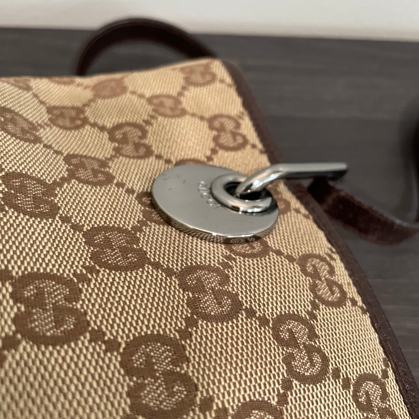 SOLD! Gucci GG Canvas Tote