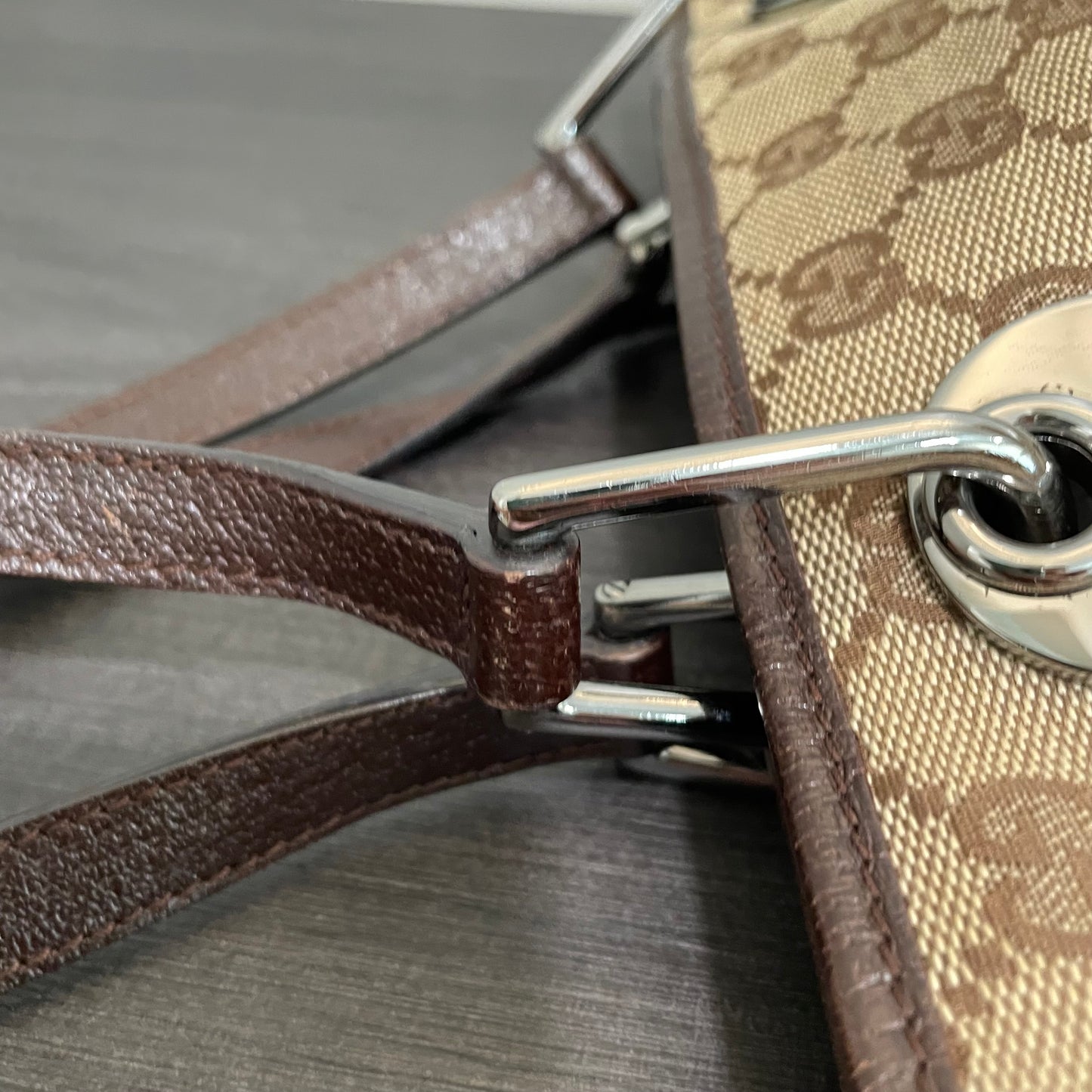 SOLD! Gucci GG Canvas Tote
