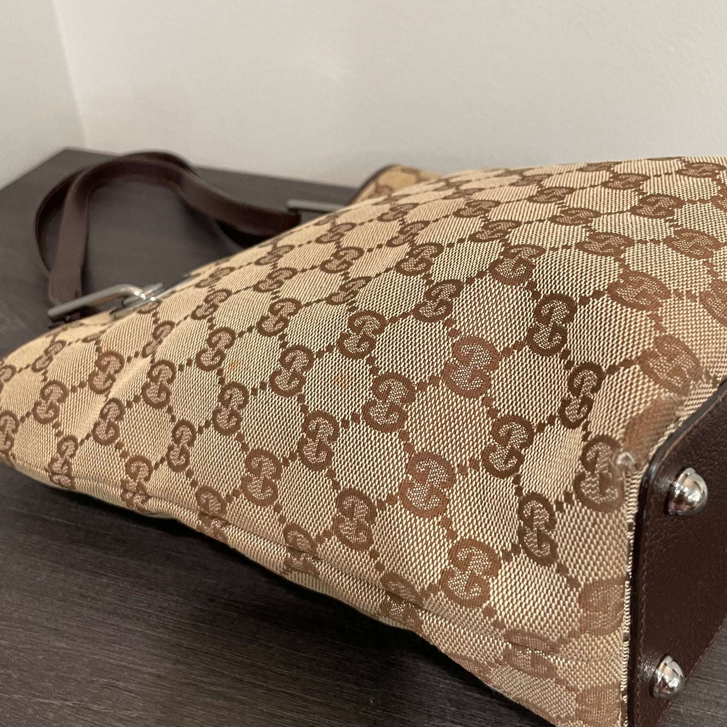 SOLD! Gucci GG Canvas Tote