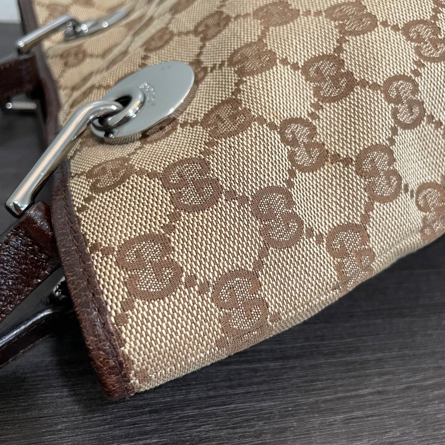 SOLD! Gucci GG Canvas Tote