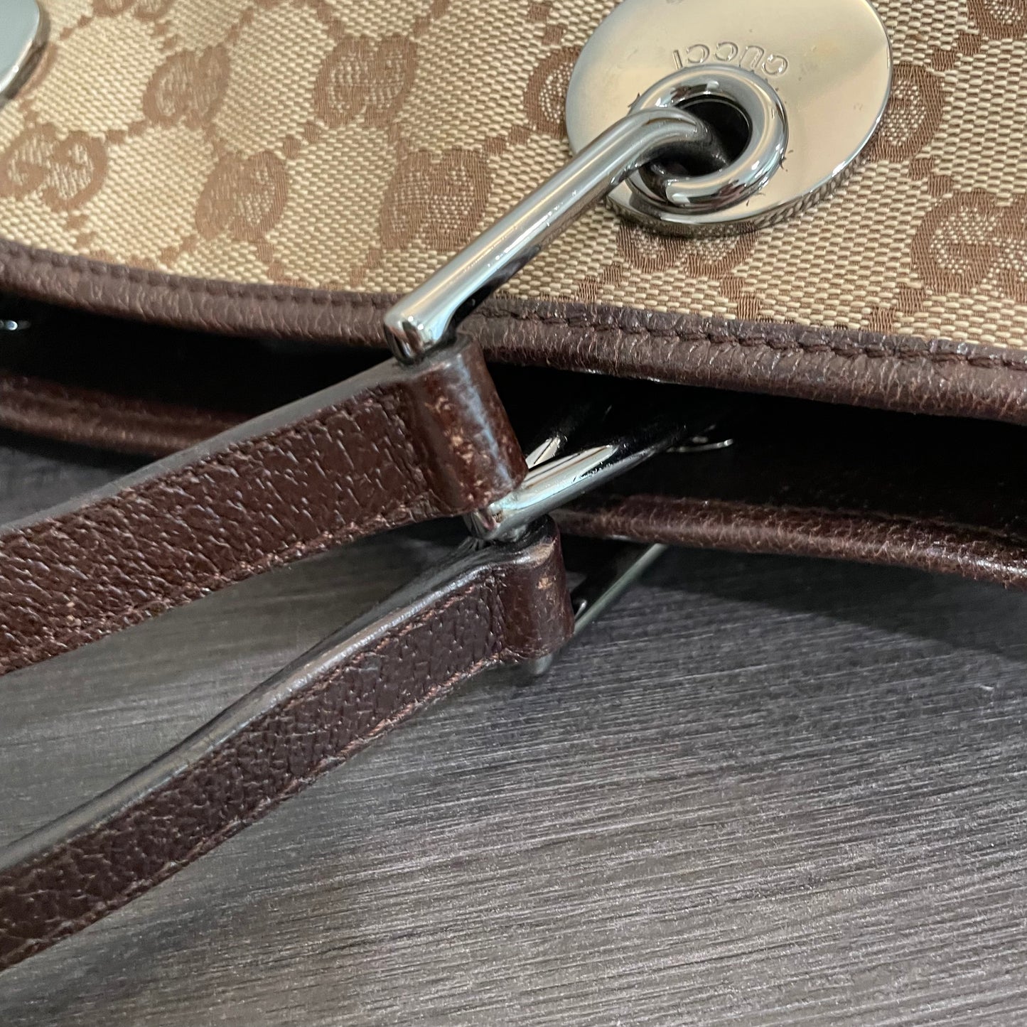SOLD! Gucci GG Canvas Tote