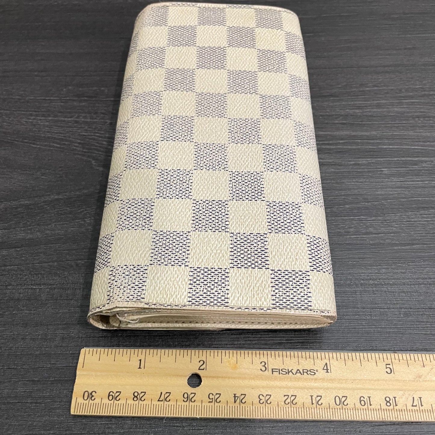 LOUIS VUITTON Azur Damier Long Wallet