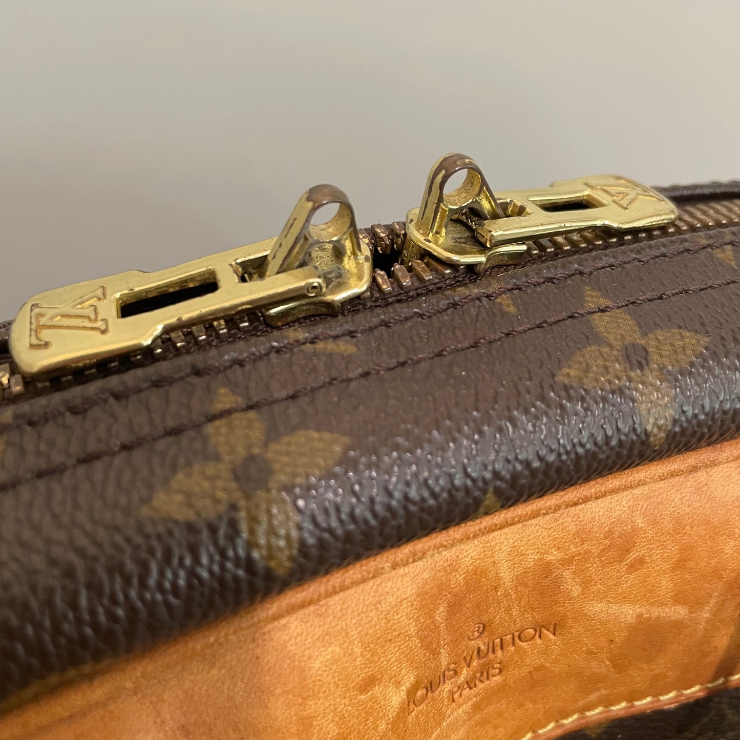 SOLD! Louis Vuitton Monogram Deauville Petit with Lock & Key