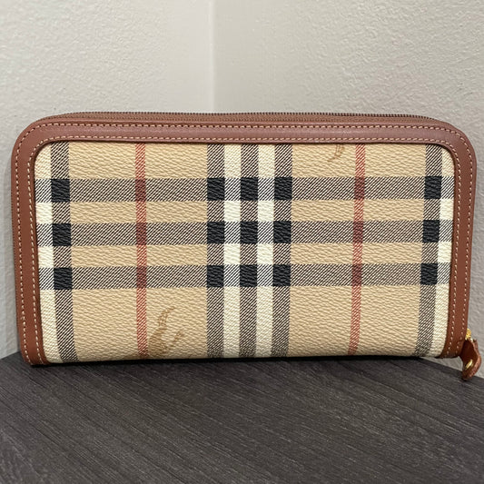 Vintage BURBERRY'S Long Zippy Wallet
