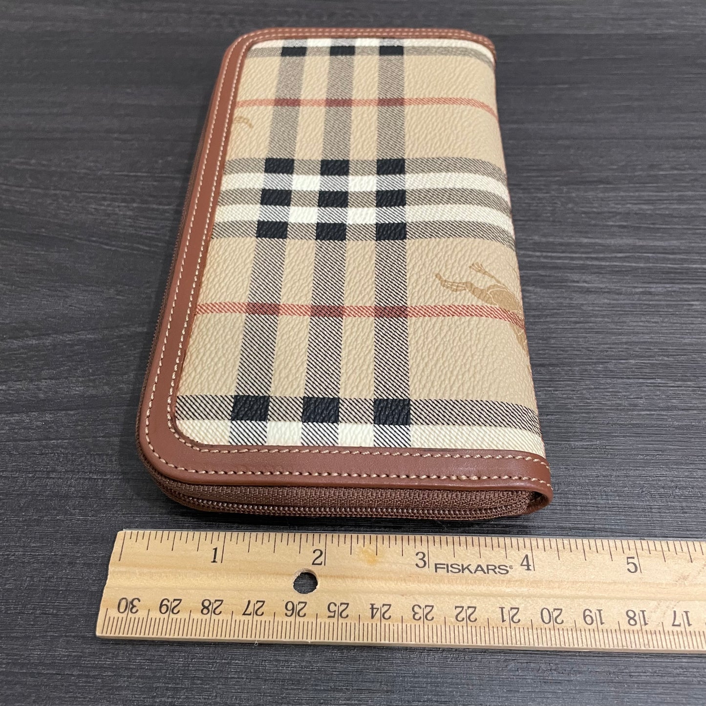 Vintage BURBERRY'S Long Zippy Wallet