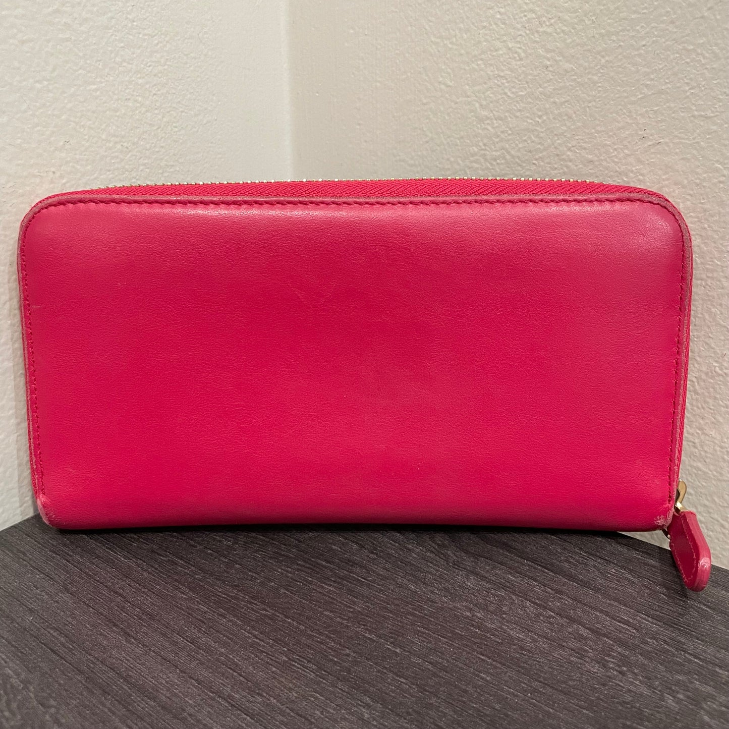 BVLGARI Leather Long Zippy Wallet