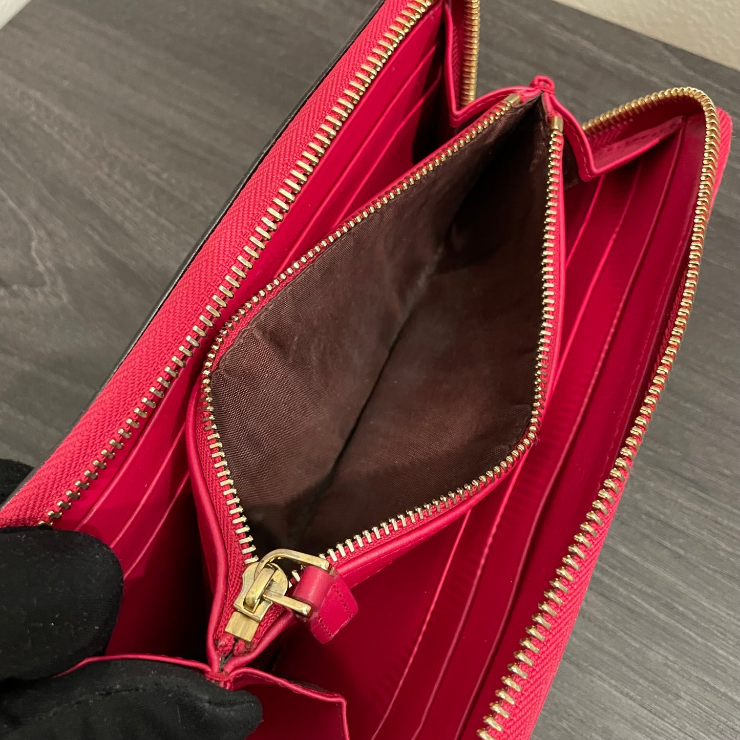 BVLGARI Leather Long Zippy Wallet