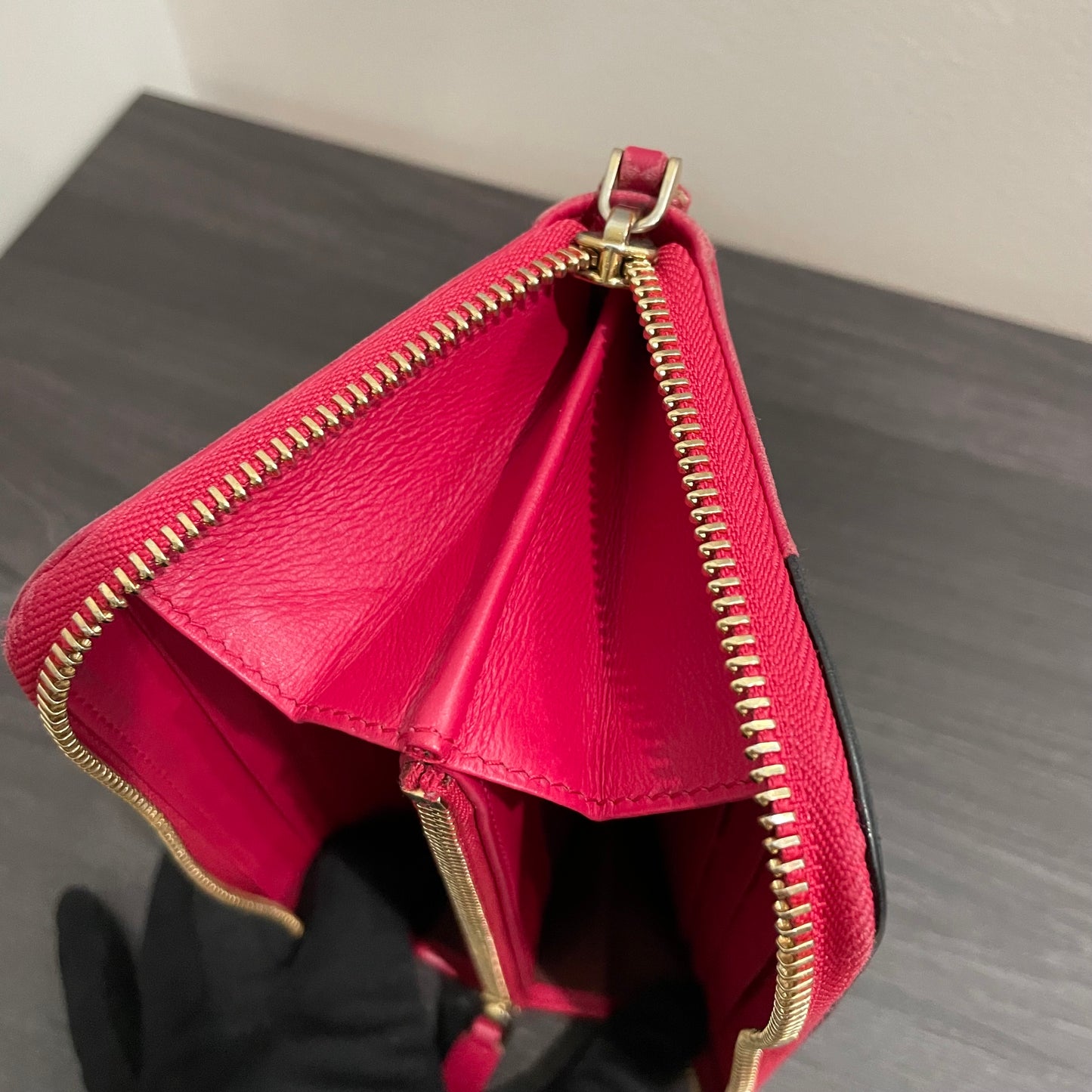 BVLGARI Leather Long Zippy Wallet