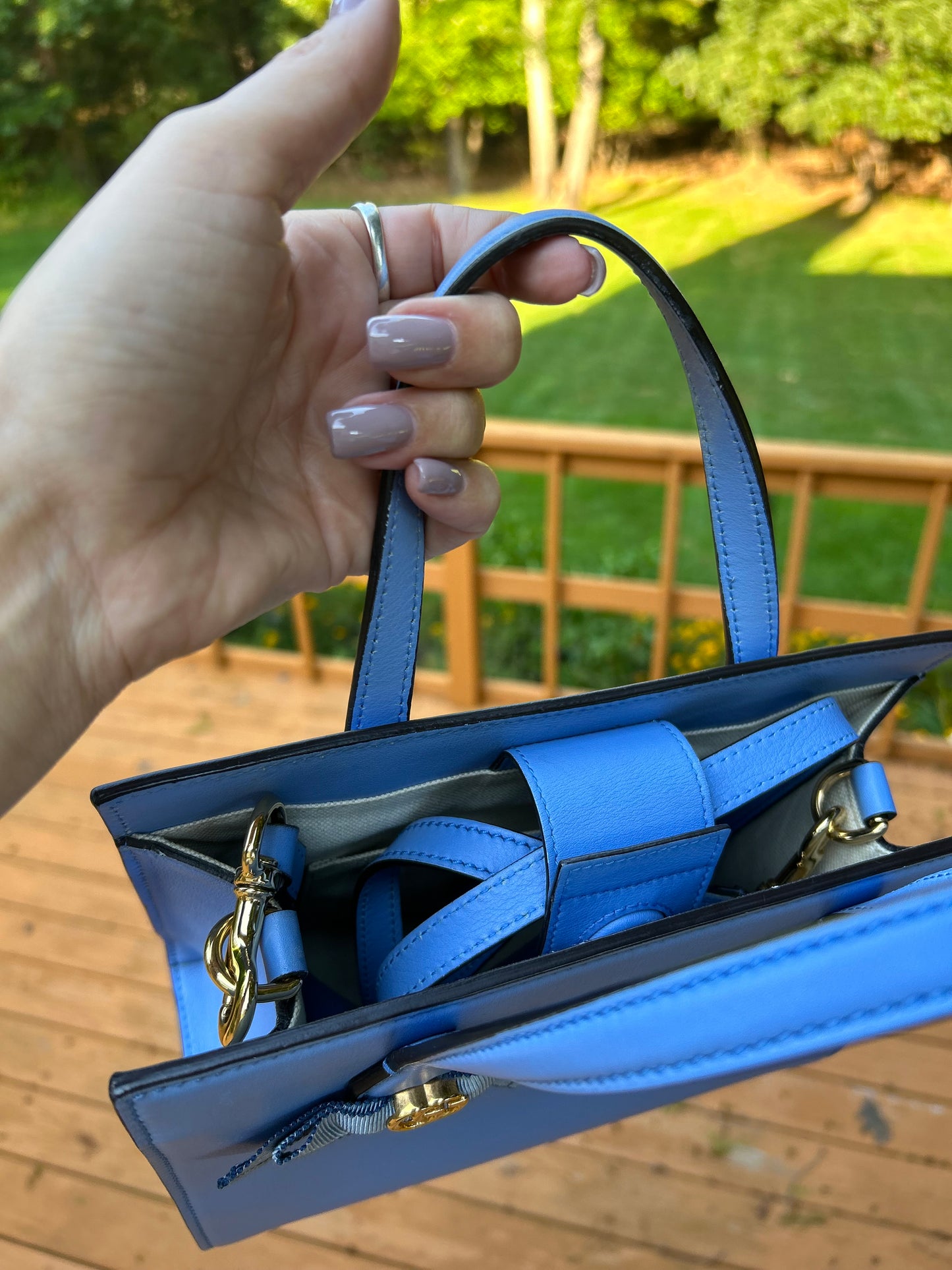 GUCCI Small GG Ribbon Tote EXCLUSIVELY RARE