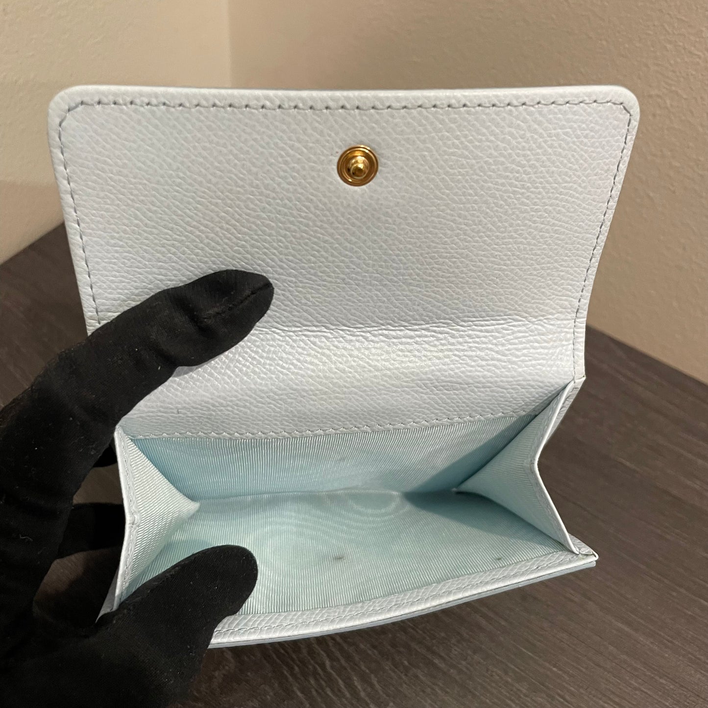 SALVATORE FERRAGAMO Leather Wallet with Box