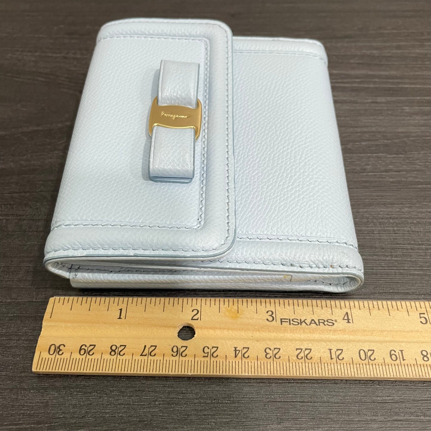 SALVATORE FERRAGAMO Leather Wallet with Box