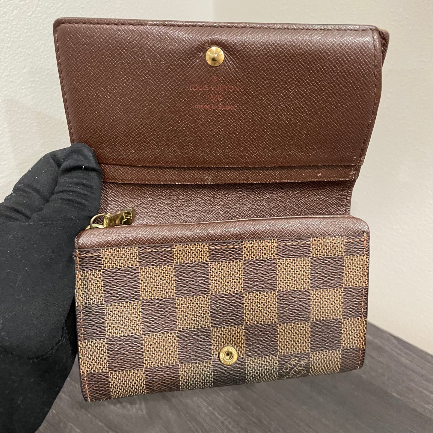 LOUIS VUITTON Damier Ebene Wallet