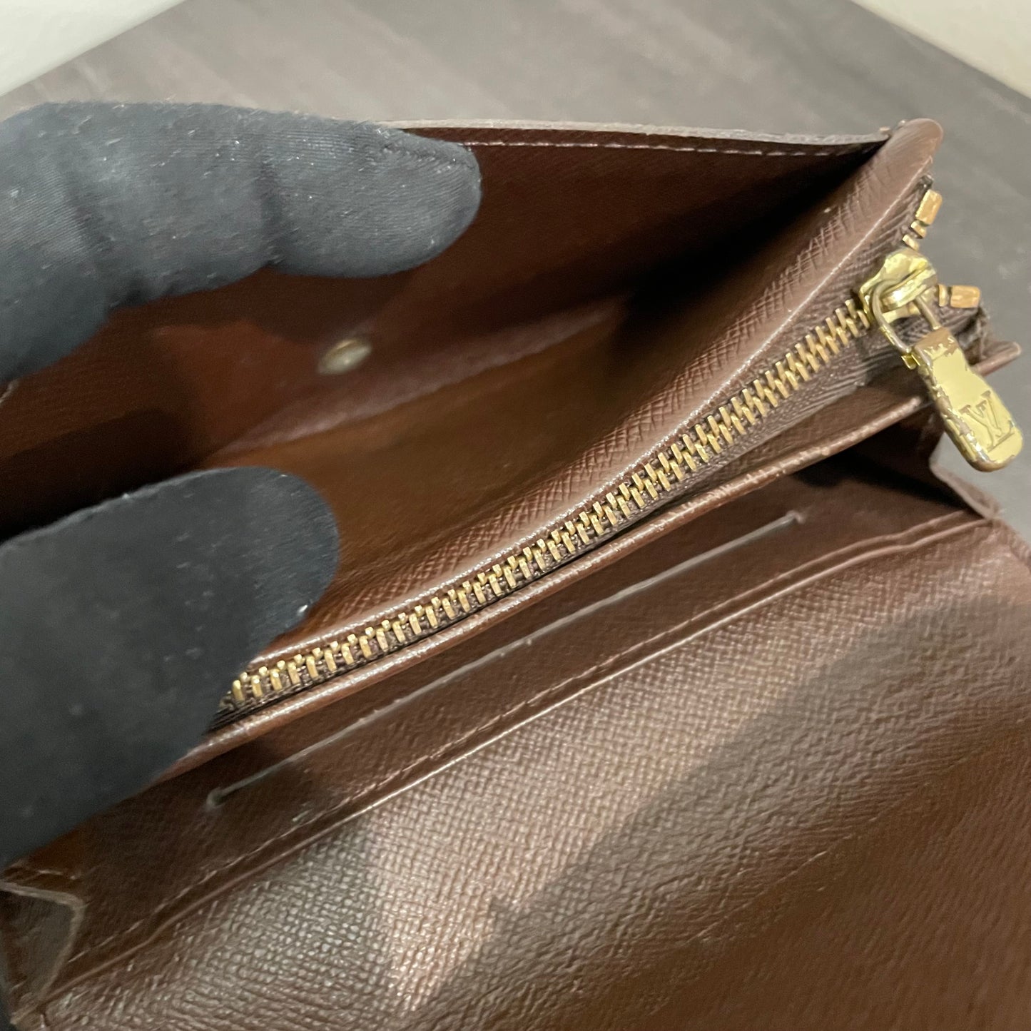 LOUIS VUITTON Damier Ebene Wallet