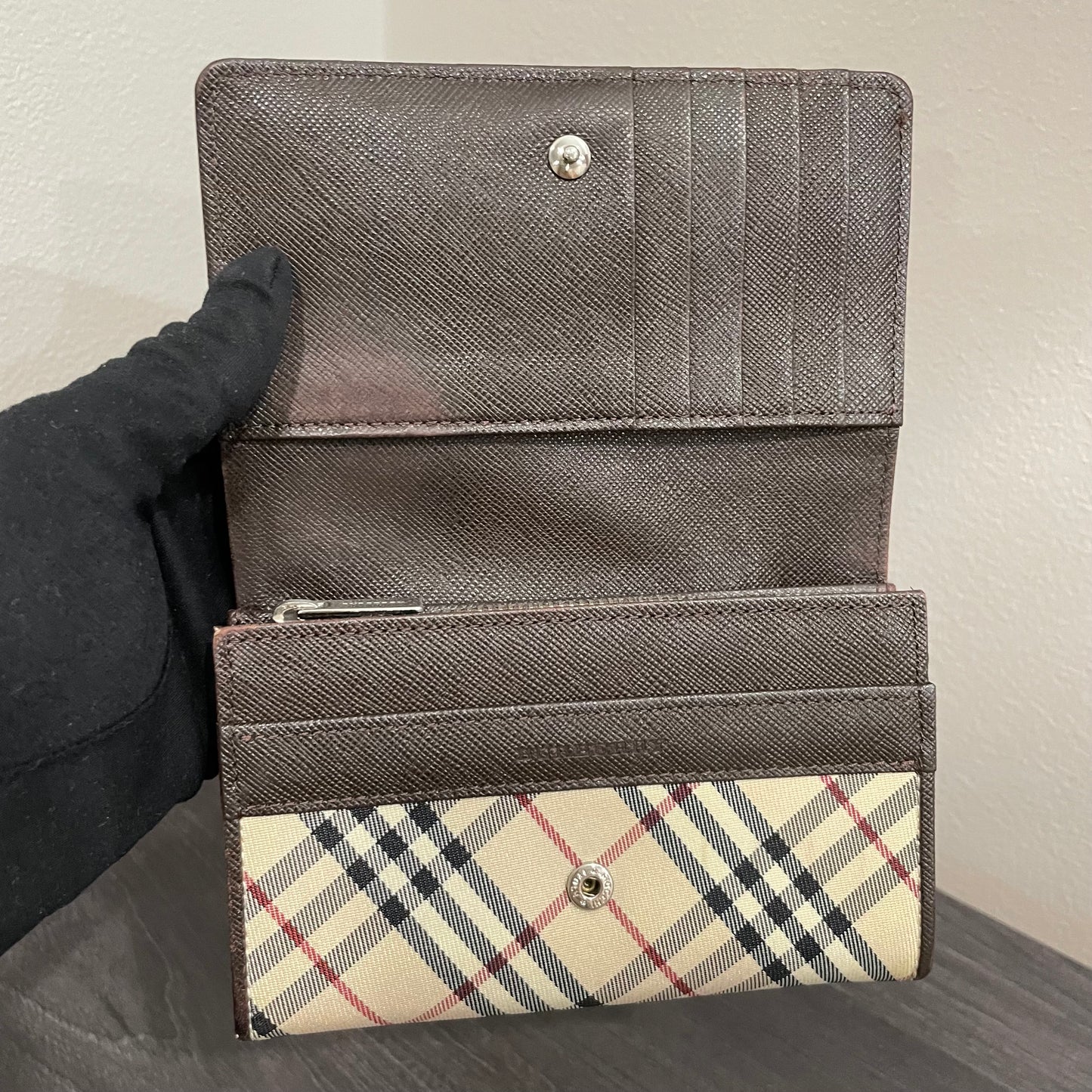 Burberry Check Wallet