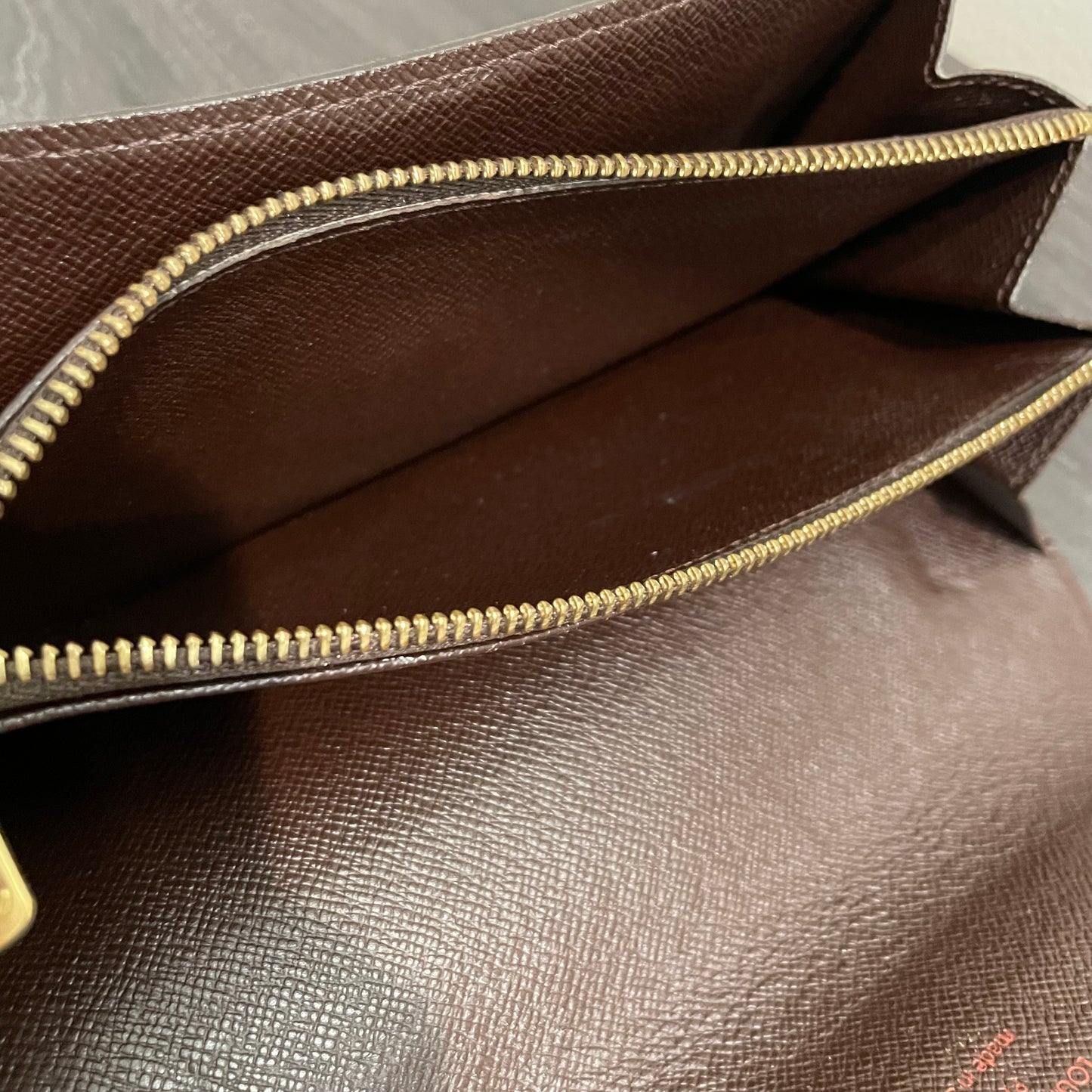 LOUIS VUITTON Damier Ebene Long Wallet