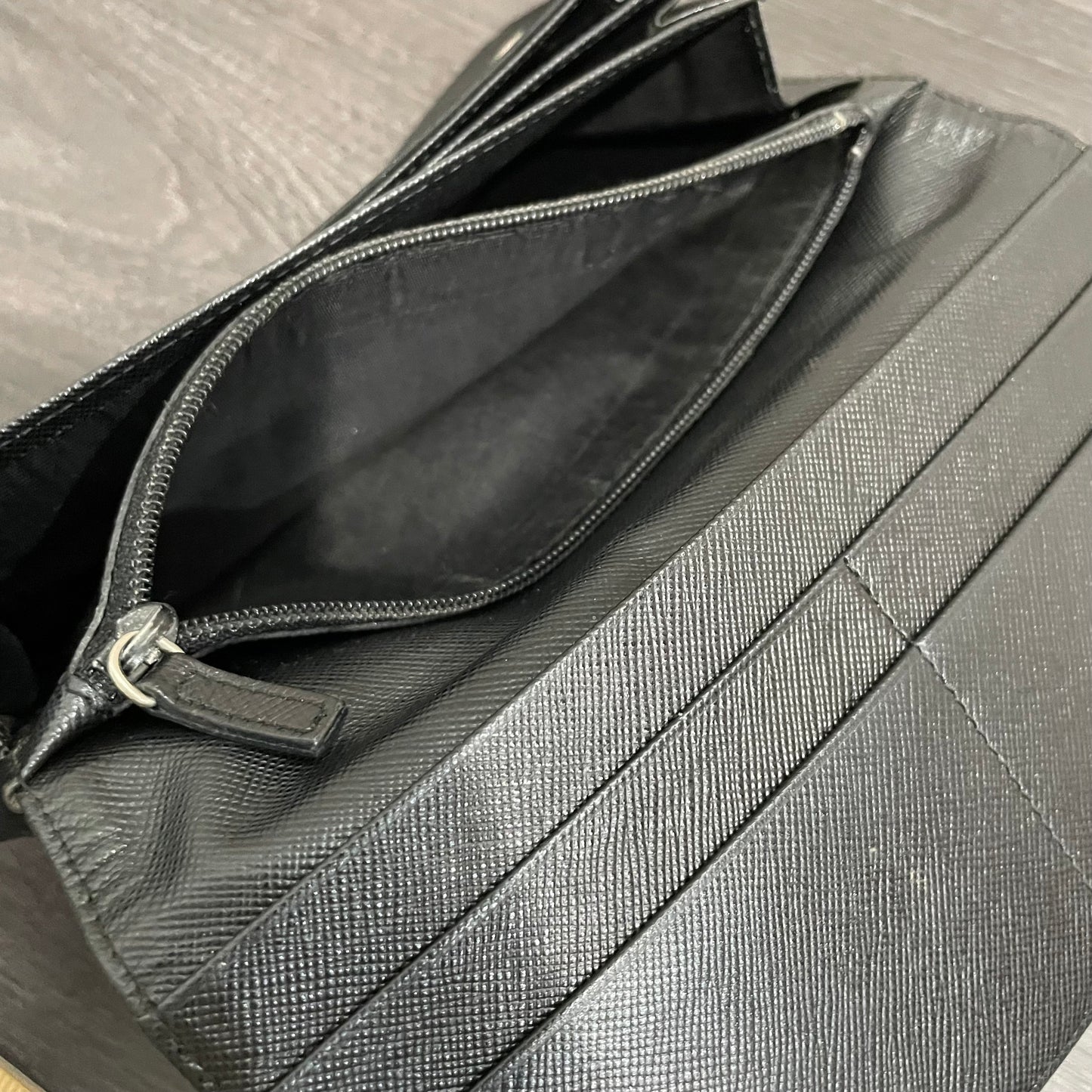 PRADA Black Wallet