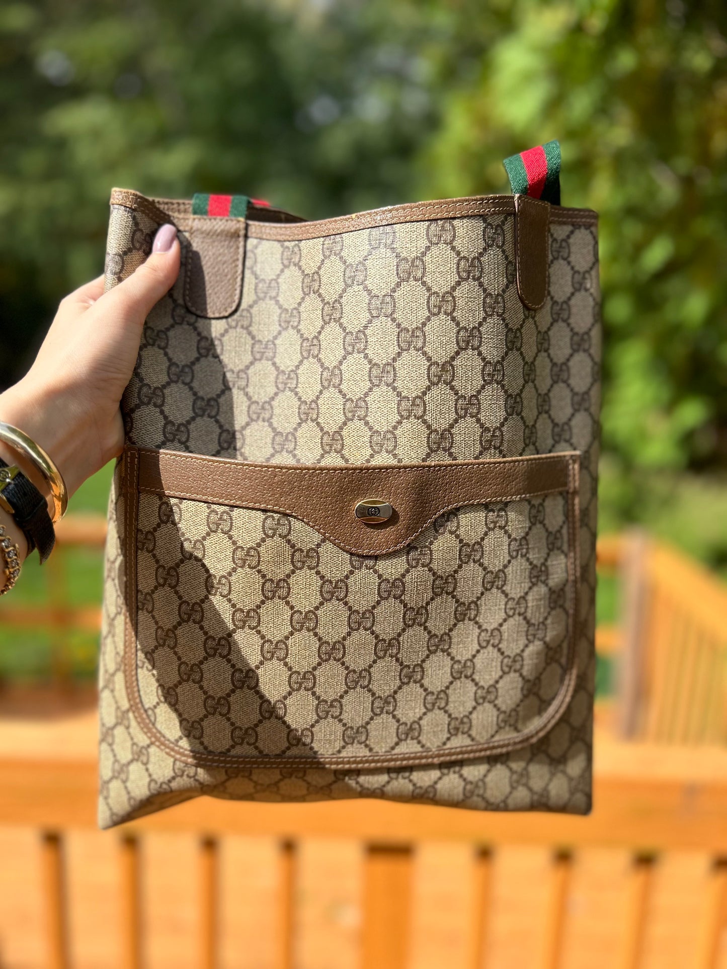 GUCCI GG Plus Ophidia Tote