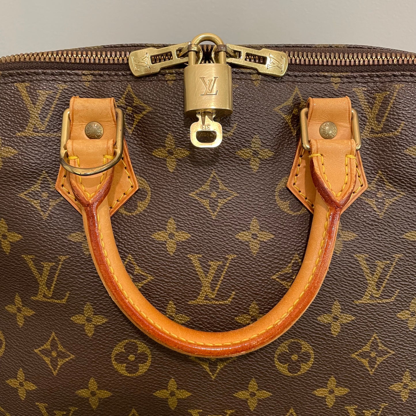 SOLD! Louis Vuitton Monogram Alma with Lock & Key