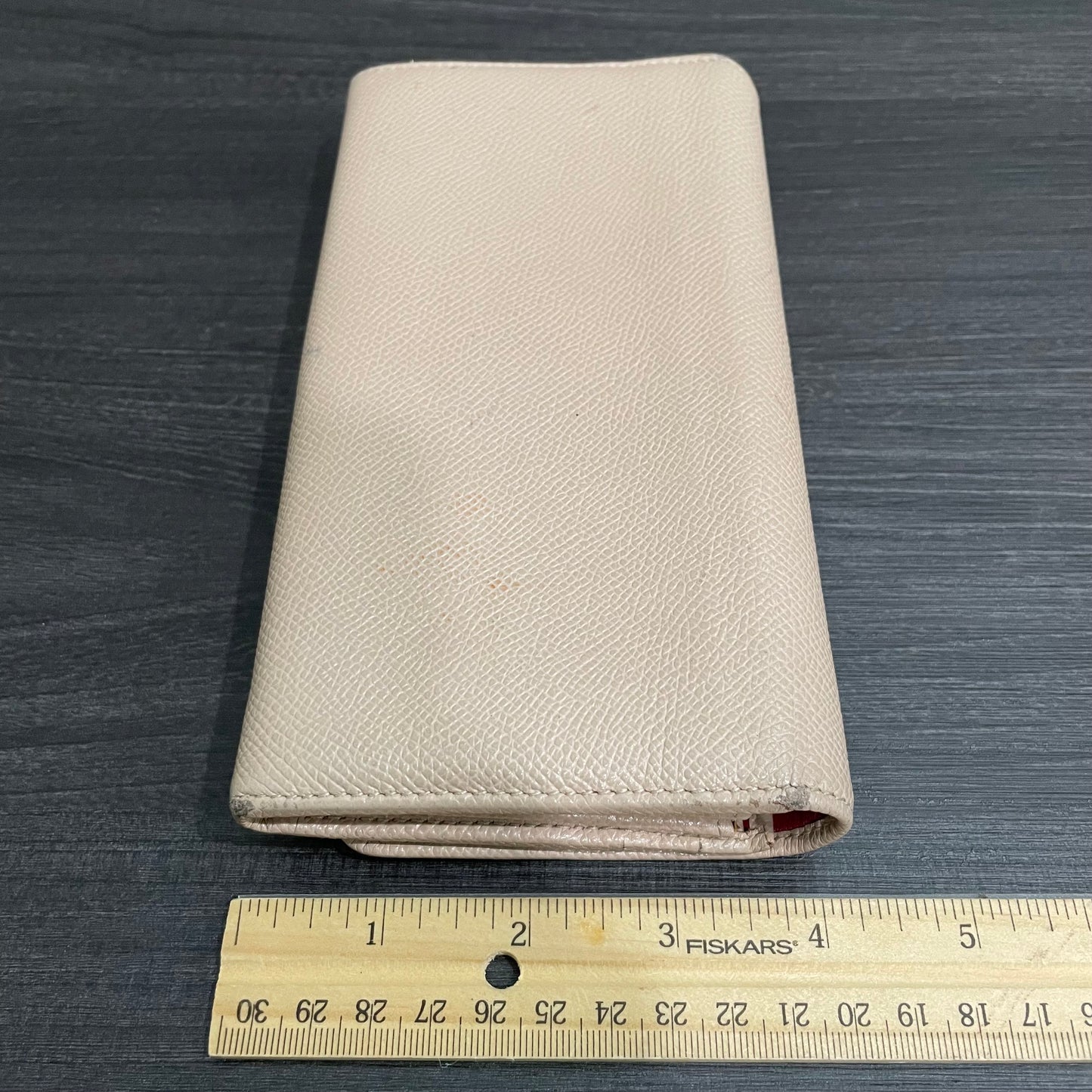 #151 BVLGARI Leather Long Wallet