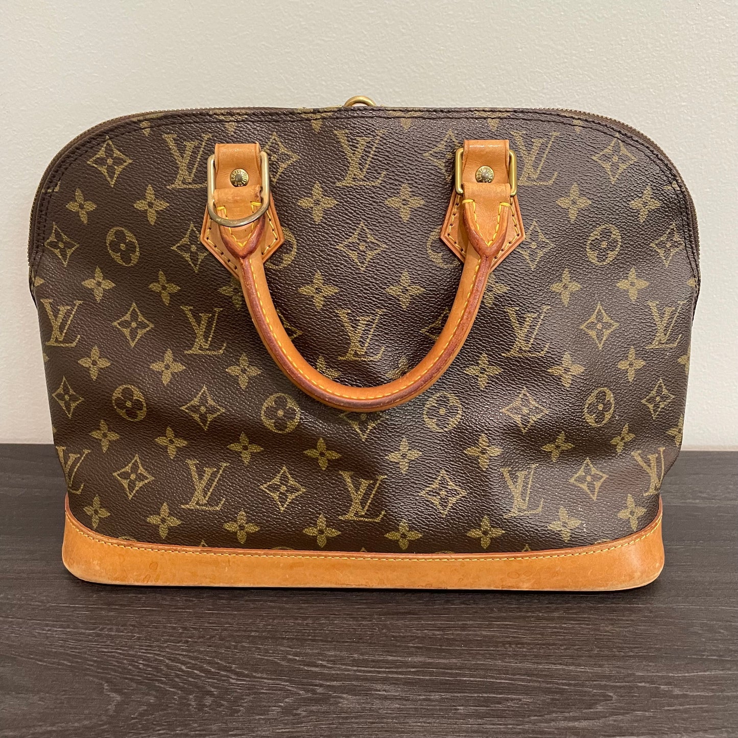 SOLD! Louis Vuitton Monogram Alma with Lock & Key