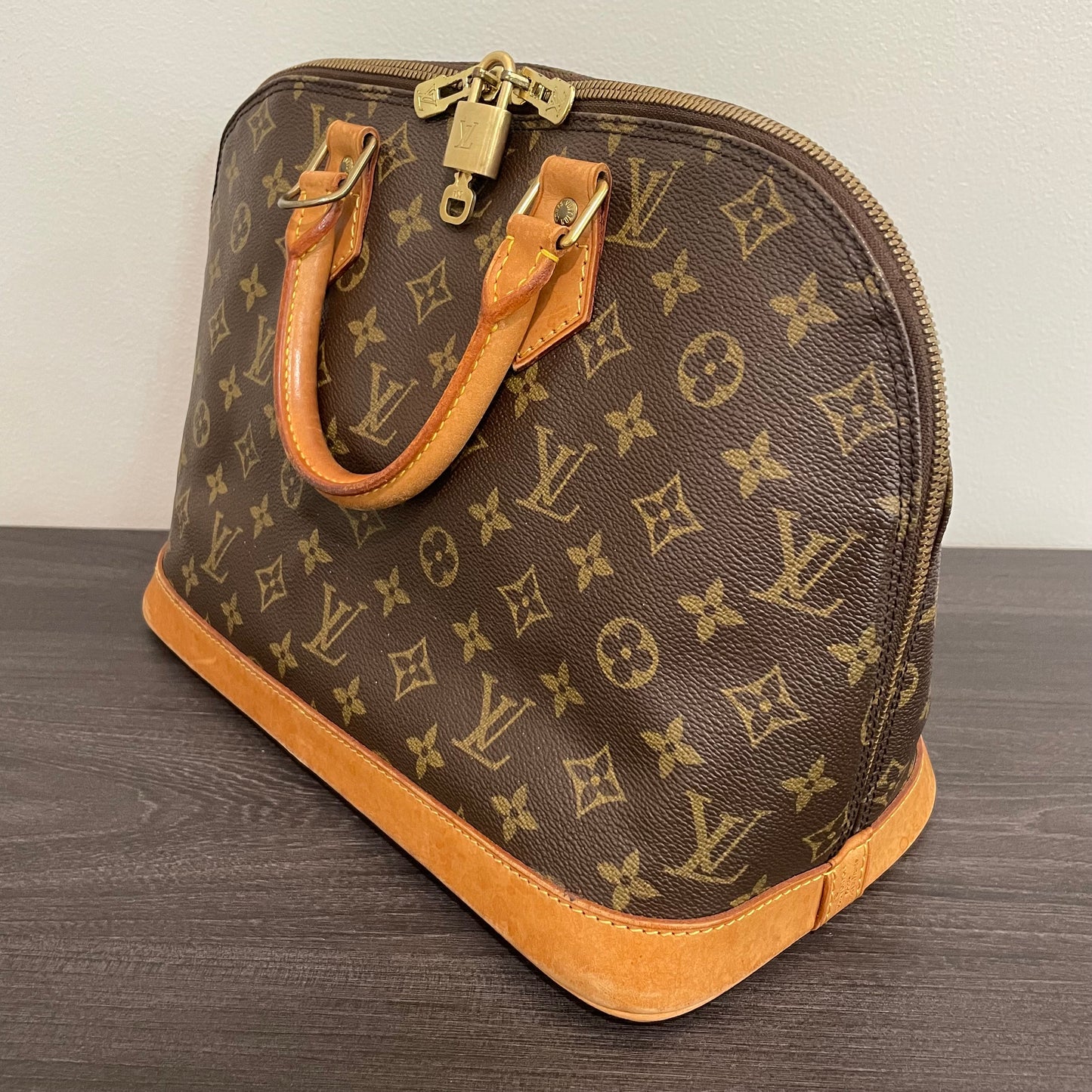 SOLD! Louis Vuitton Monogram Alma with Lock & Key