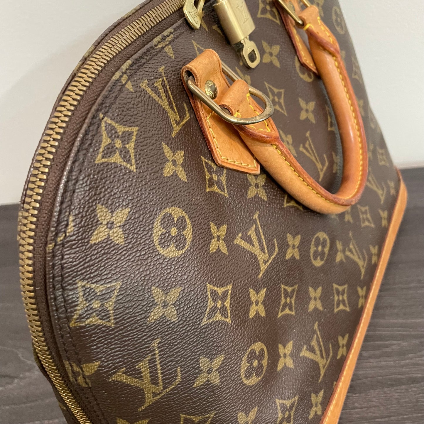 SOLD! Louis Vuitton Monogram Alma with Lock & Key