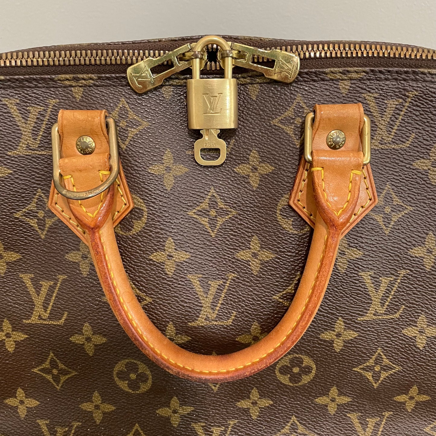 SOLD! Louis Vuitton Monogram Alma with Lock & Key