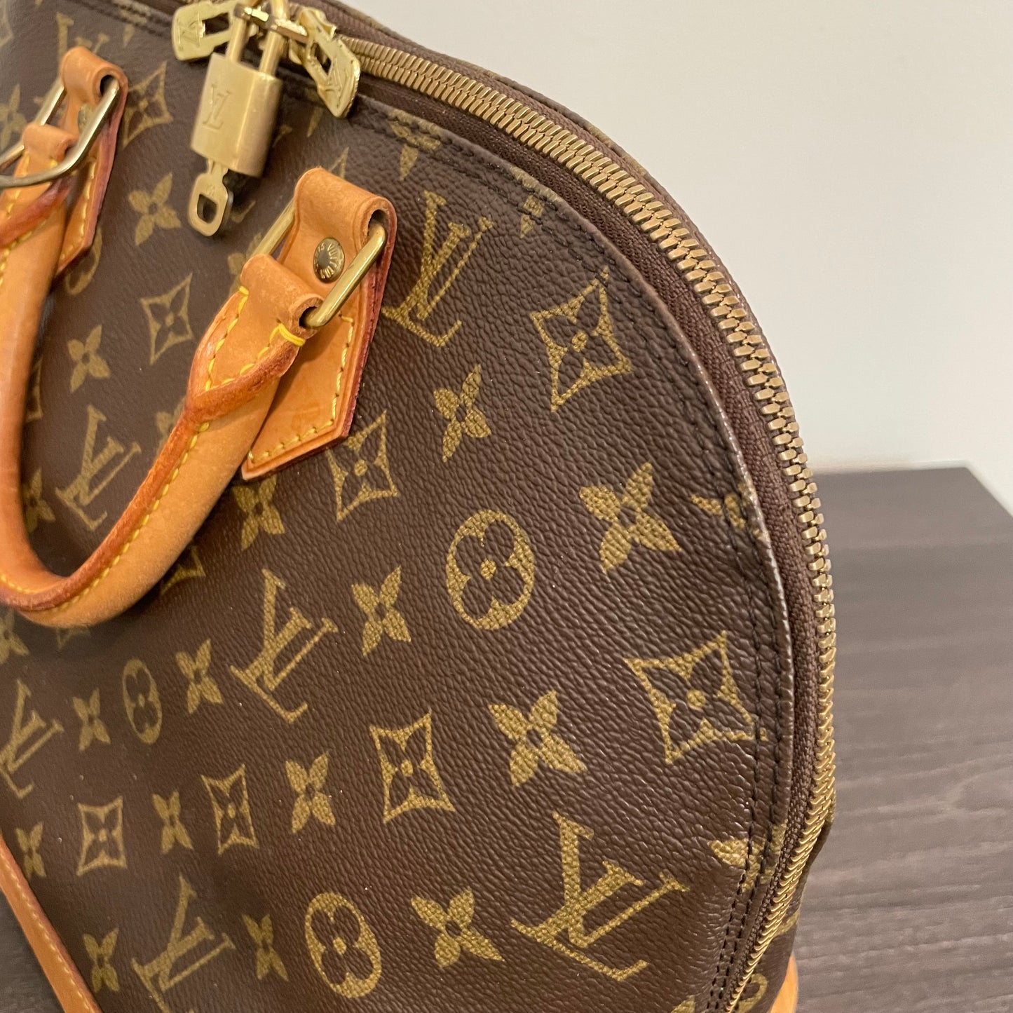 SOLD! Louis Vuitton Monogram Alma with Lock & Key