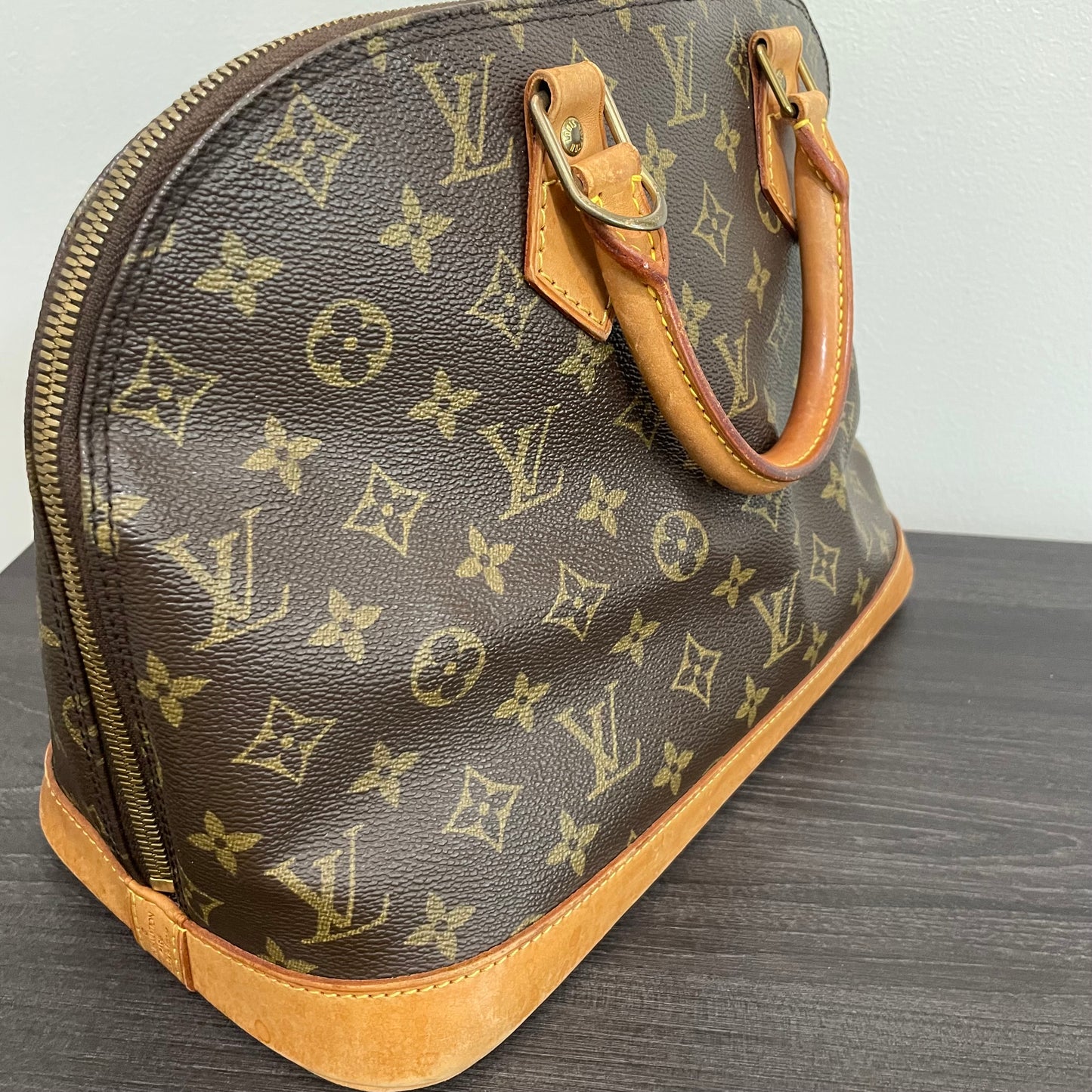 SOLD! Louis Vuitton Monogram Alma with Lock & Key